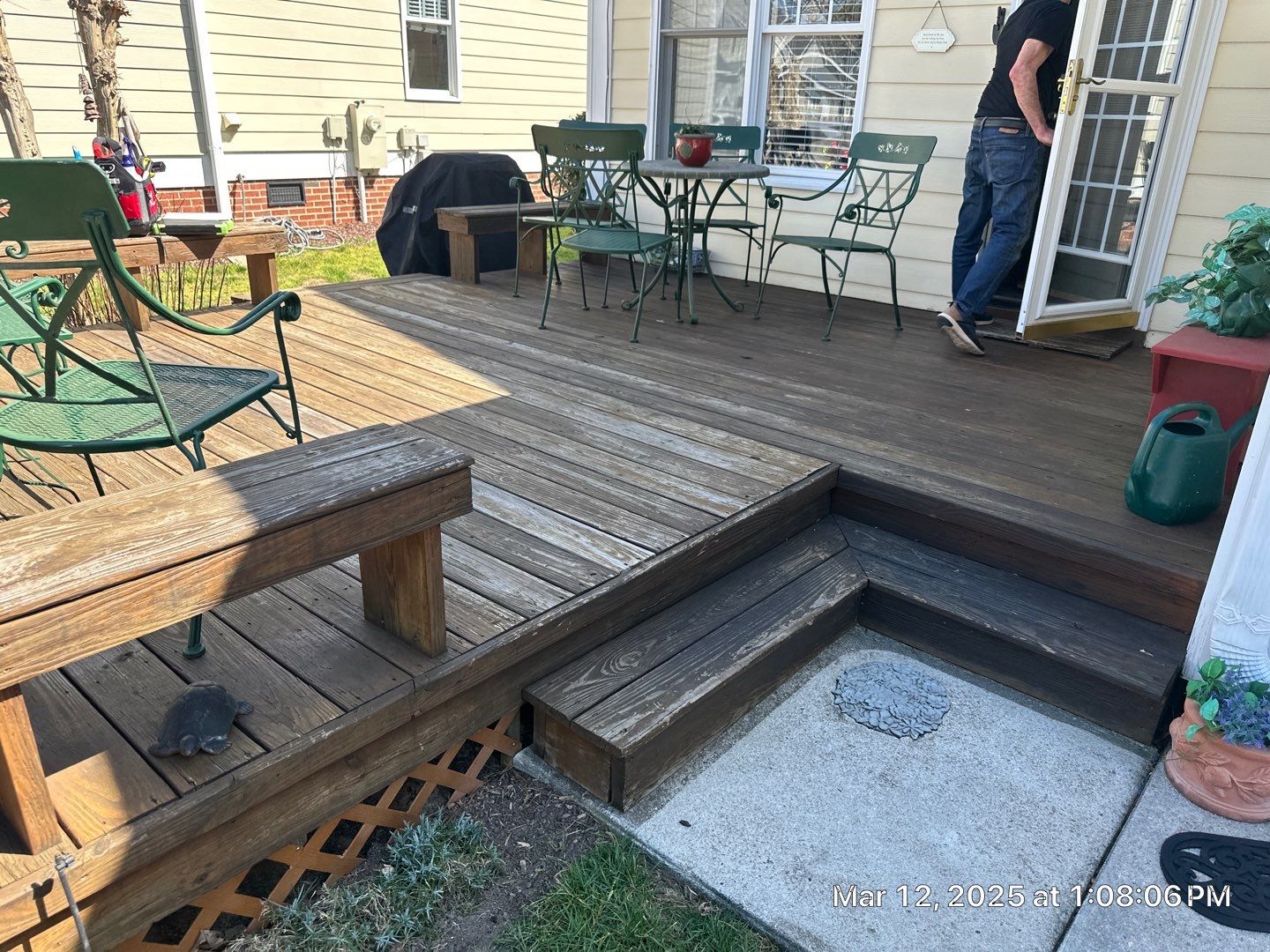 Weathered Deck using Wood Sealant + Board Replacements by DuraSeal