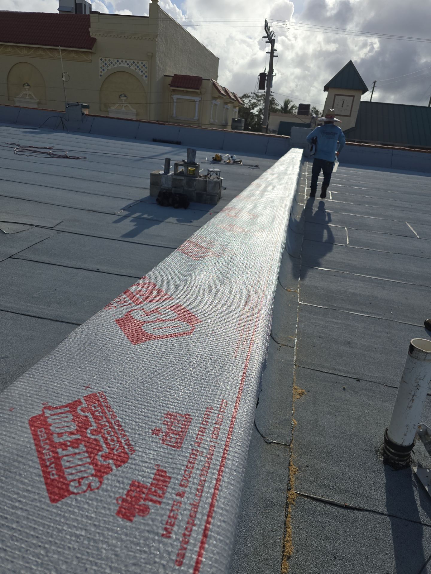 Torch Applied Modified Bitumen Roof Replacement by Sailfish Roofing