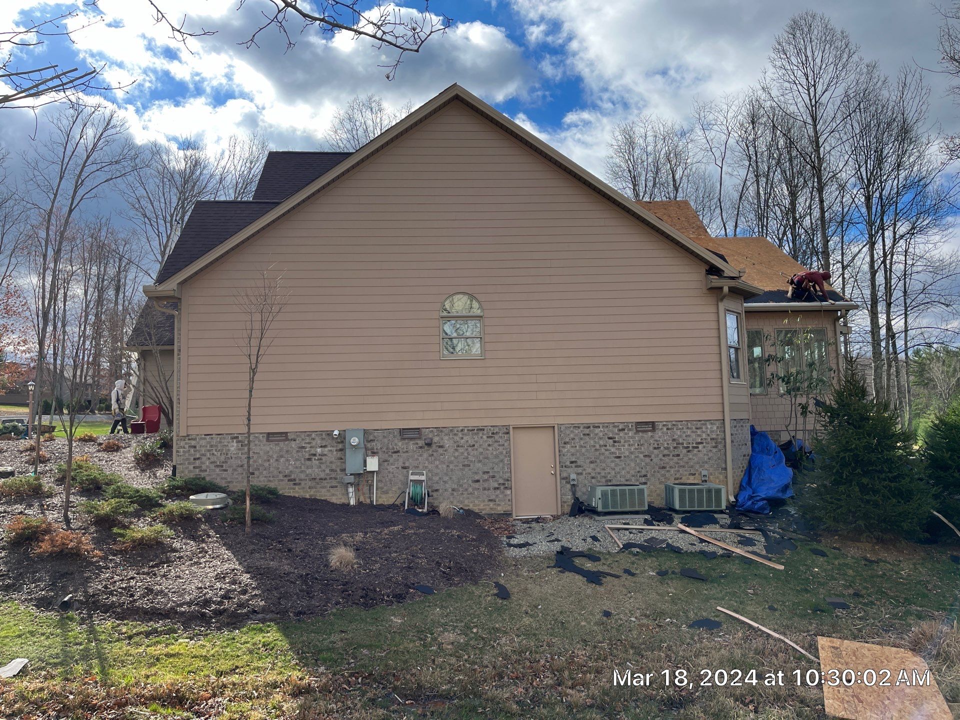 Residential Roofing Installation using certainteed Landmark Shingles by Fahey Roofing + Contracting