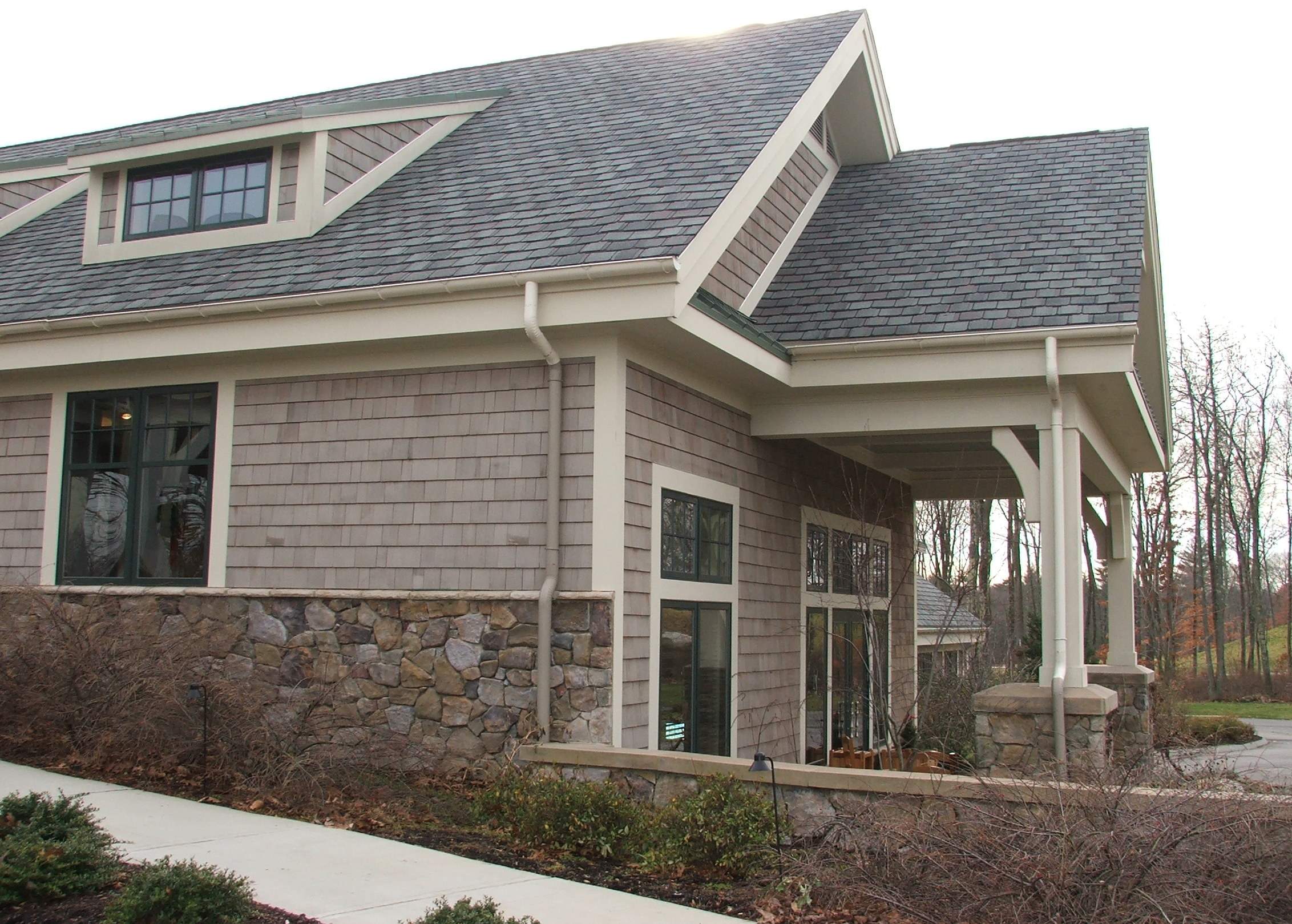 Half Round Gutters by Gutter Pro at TPC Boston-Norton, MA by Gutter Pro Enterprises