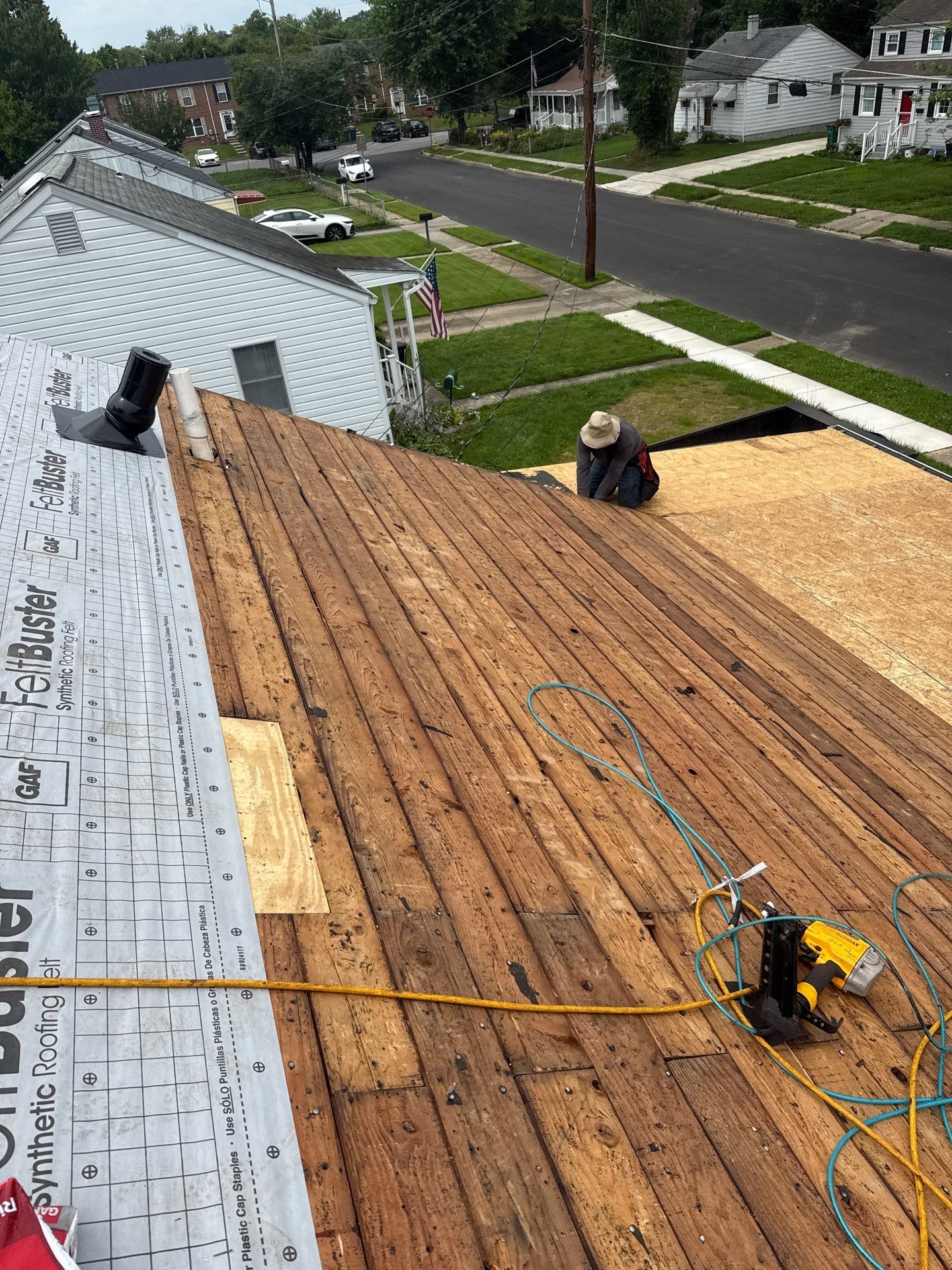 Residential Roofing Installation using GAF Timberline HDZ by Matter Roofing & Construction