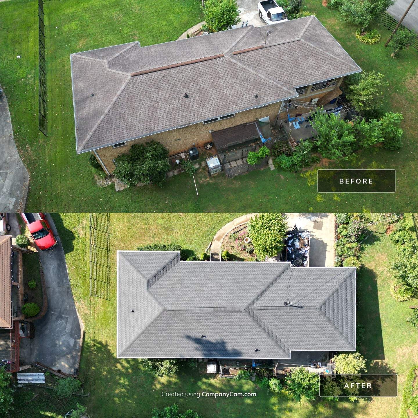 Roof replacement by Deerfield Roofing LLC
