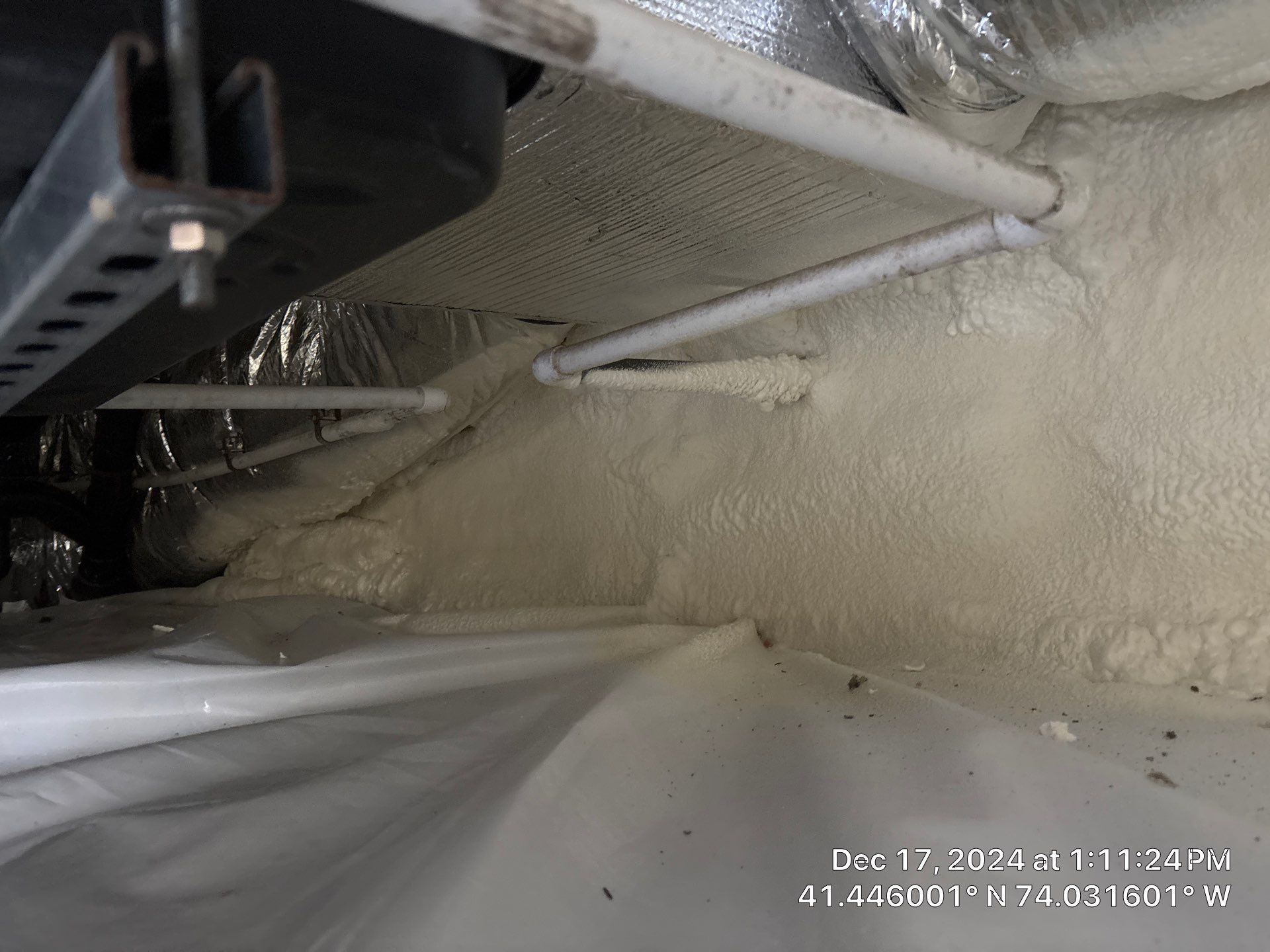 Crawl Space Encapsulation using Closed Cell Spray Foam by NYS Foam & Energy