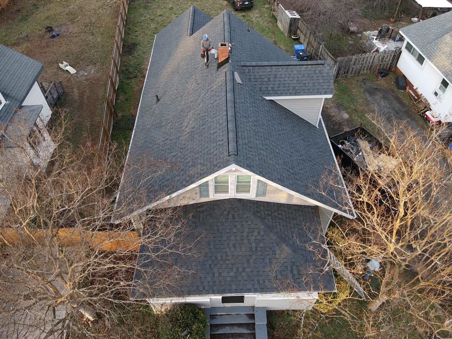 Landmark Shingle Roof Replacement and Decking Repair in Greenville by Roofers LLC