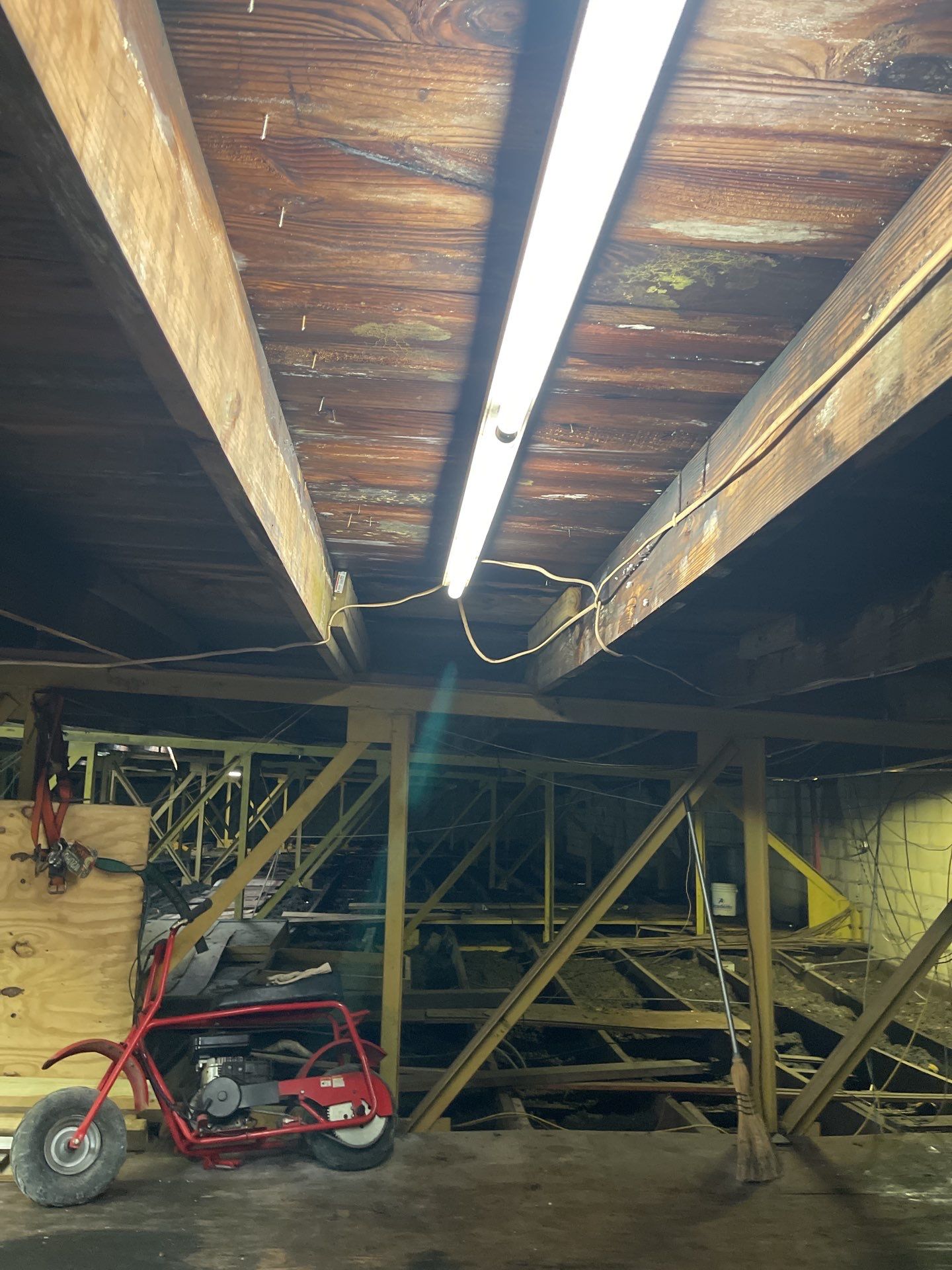 truses repair and new deking  by Xtreme interior company LLC