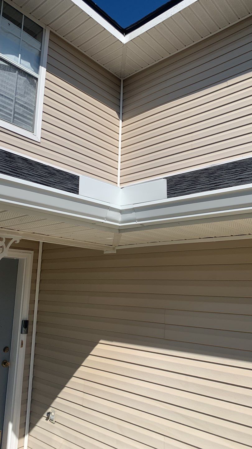 Gutter Installation using K-Style seamless Gutters by Gutter Professors