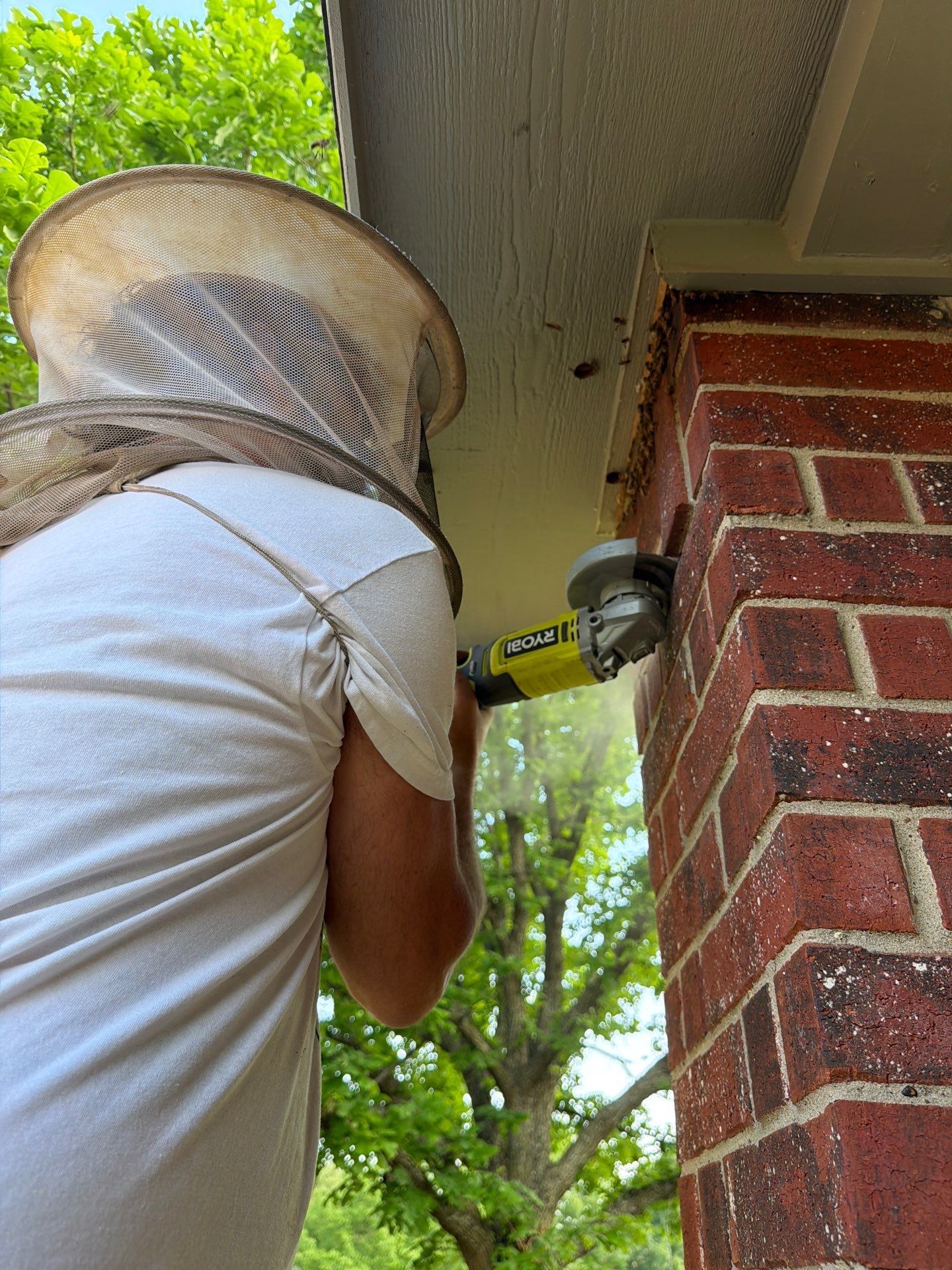 Brick Column by Rockwall Honey Bee Company