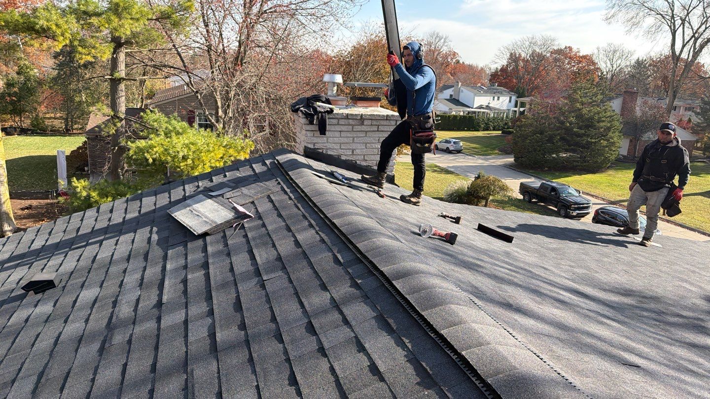 Roof Replacement using Owens Corning Onyx Black by 180 Contractors
