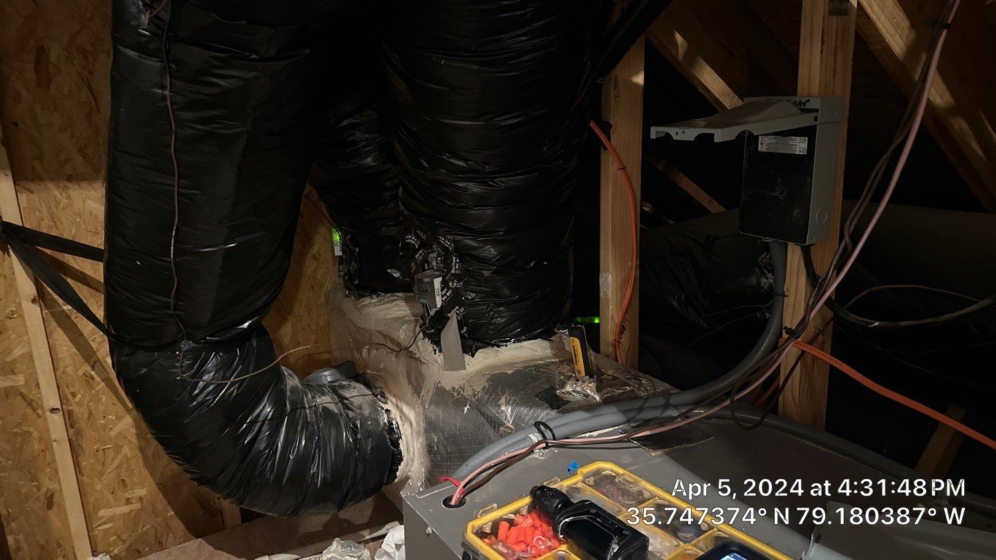 Trane XV20i Split Heat Pump Install  by Nick's Mechanical LLC.