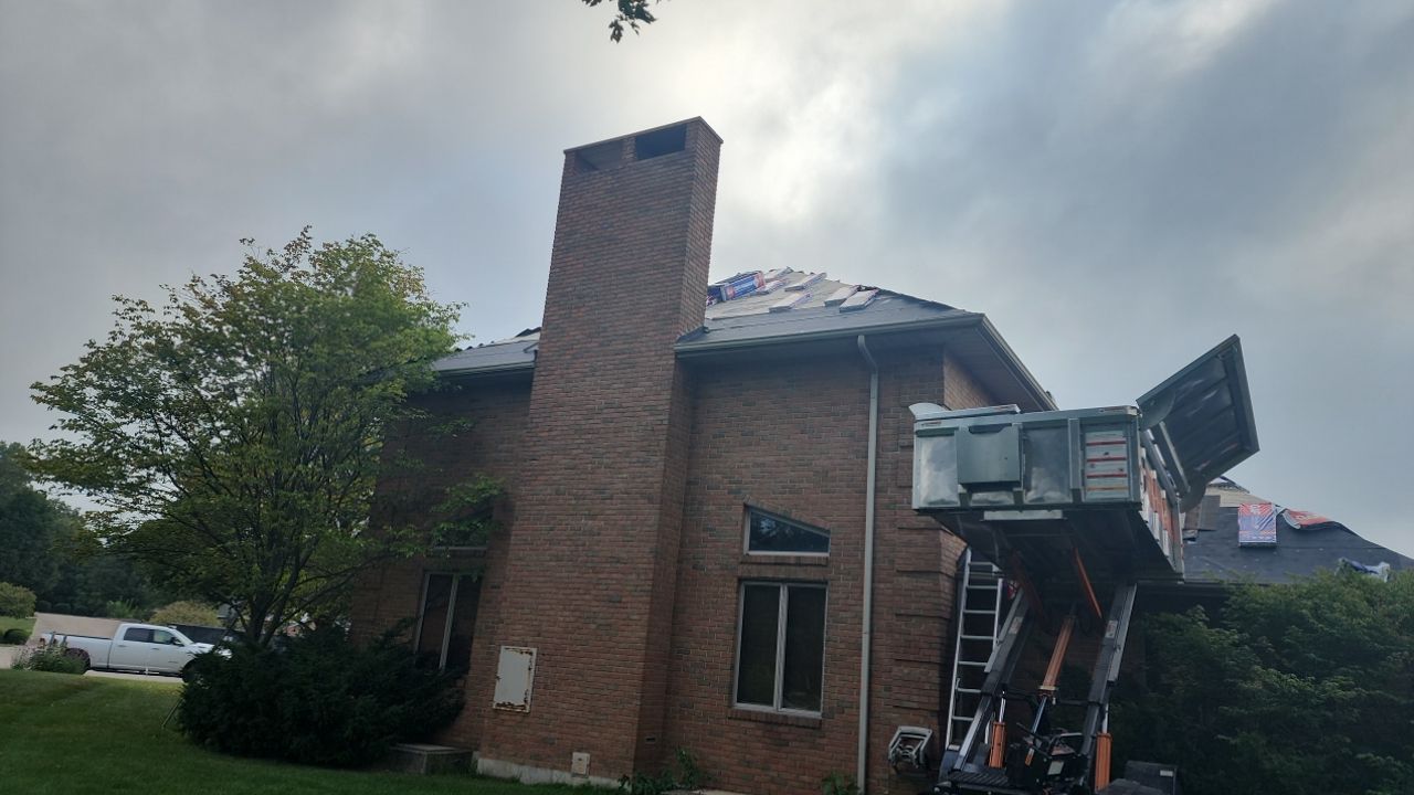 Residential Roofing Repair using GAF Timberline HDZ Shakewood by Nitro Roofing and Construction