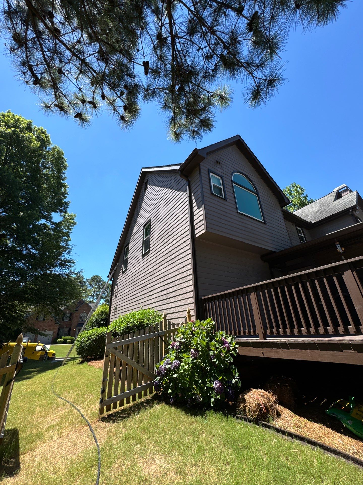 Full Exterior Painting and Gutter Replacement for Powder Springs Home by Swift Home Renovations