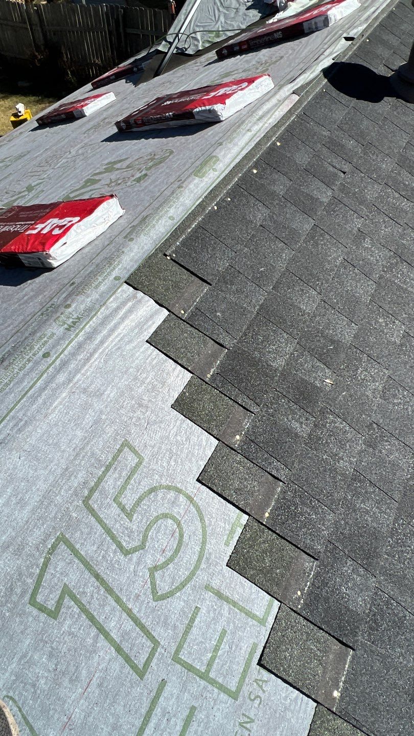 Residential Roofing Installation using GAF Natural Shadow  by A & H Roofing and Contracting