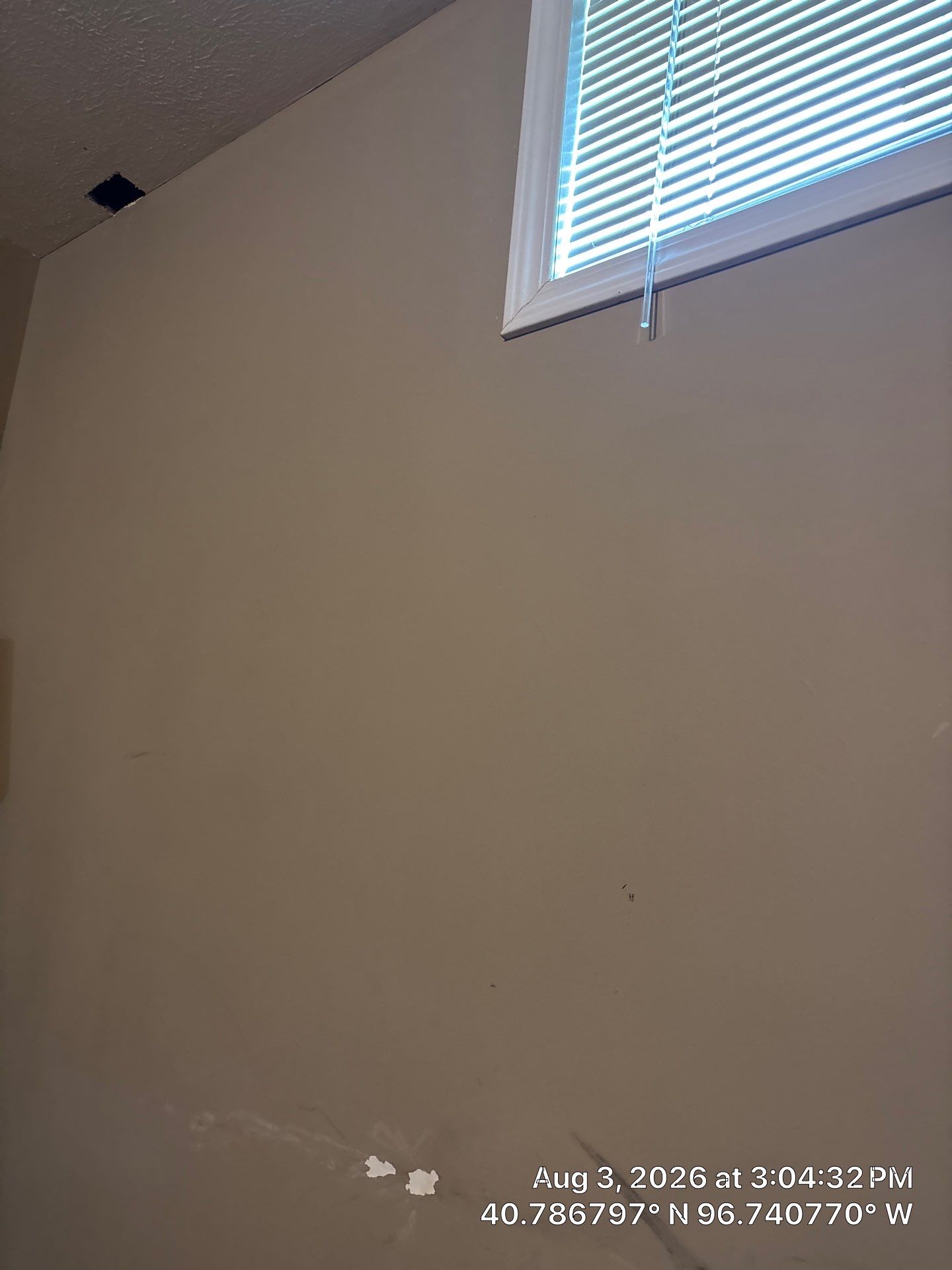 Interior Drywall Patching and Surface Preparation in Lincoln by CompanyCam Sales Demo