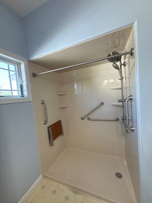 Harbor Springs Walk-In Shower Remodel With Accessibility Features