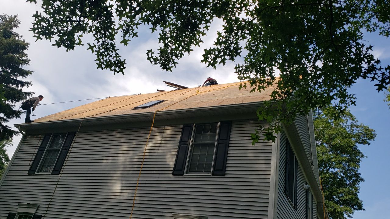 Brand: Atlas Pinnacle Color: Pristine Socthgard Pewter Drip: Black by Eagle Eye Roofing