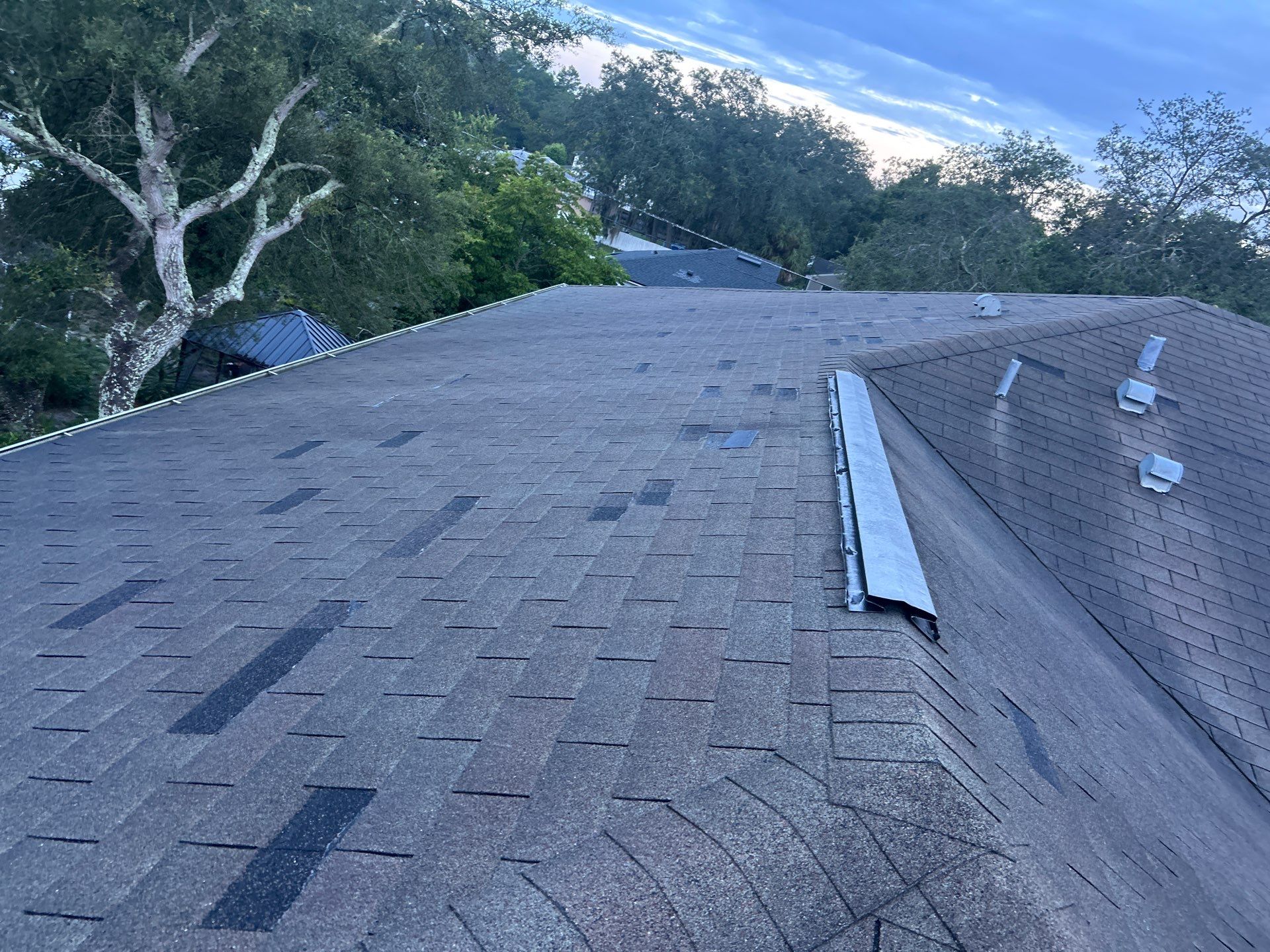 Deltona Roof Replacement Featuring Copper Canyon Shingles and Decking Repair by Pinnacle Roofing Group