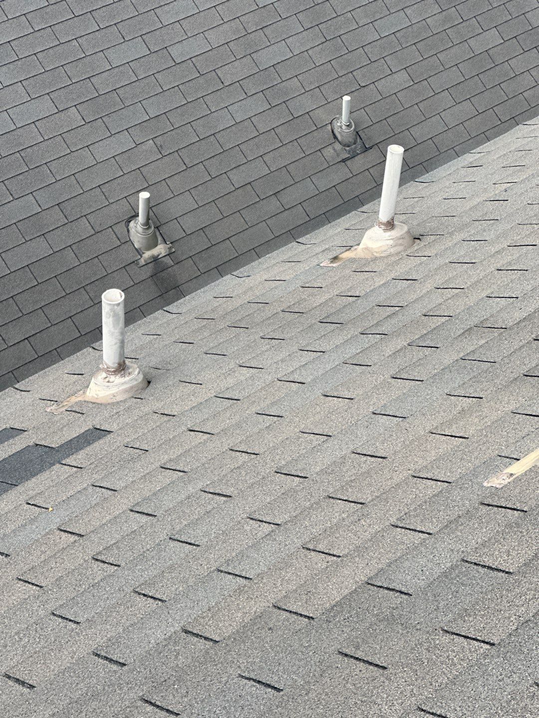 Hail Damage using Owen's Corning Duration (Lifetime) Shingles by Roof Repair Company