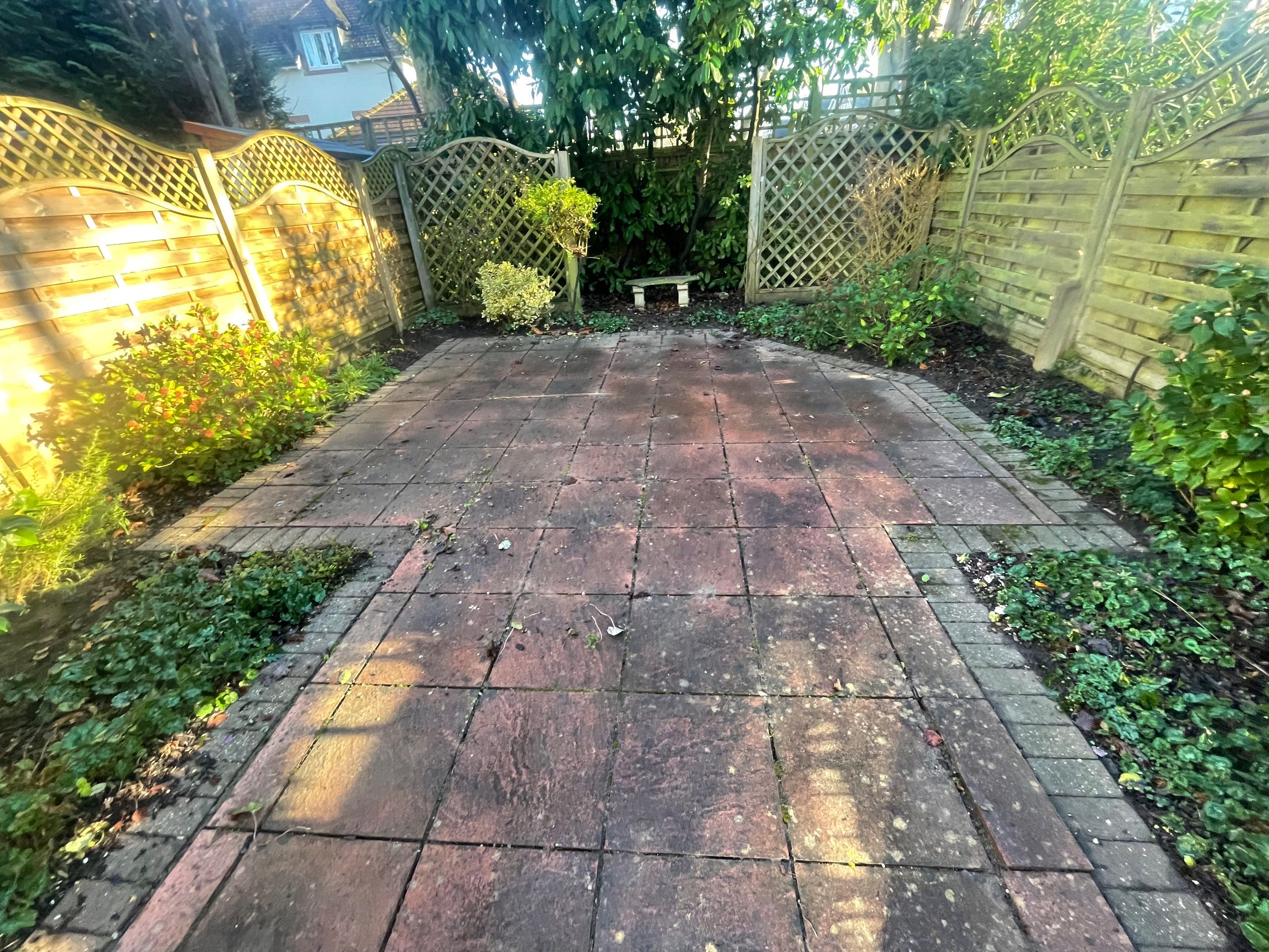 Driveway And Patio Clean using honda 21 ltr/min by Ges Exterior Cleaning ltd