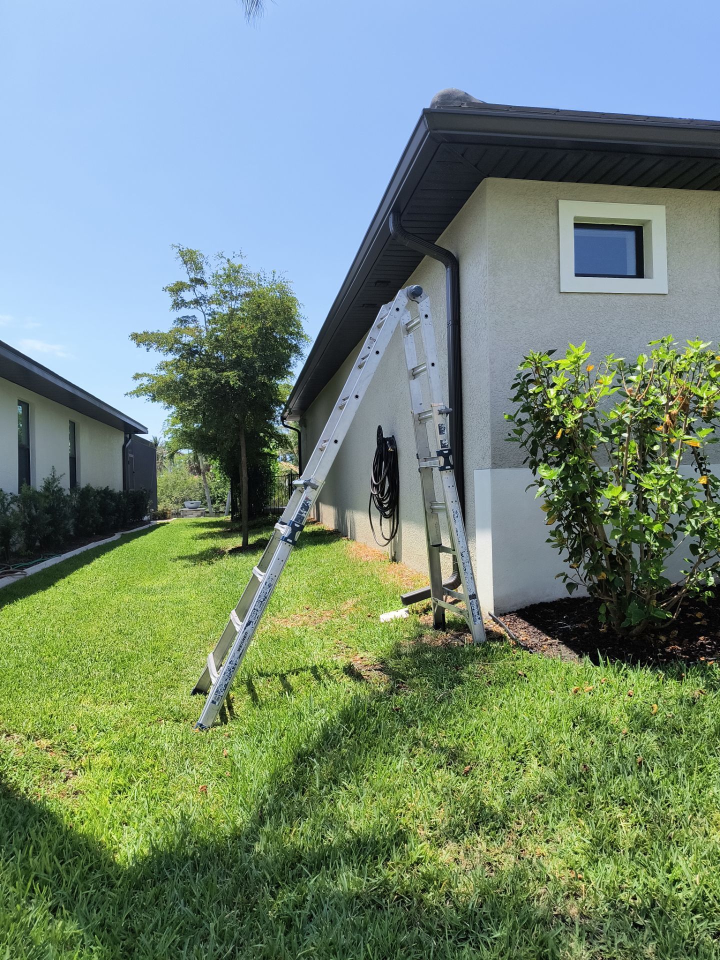 Musket Brown 6-inch Gutters in Cape Coral FL by Gutter Professors