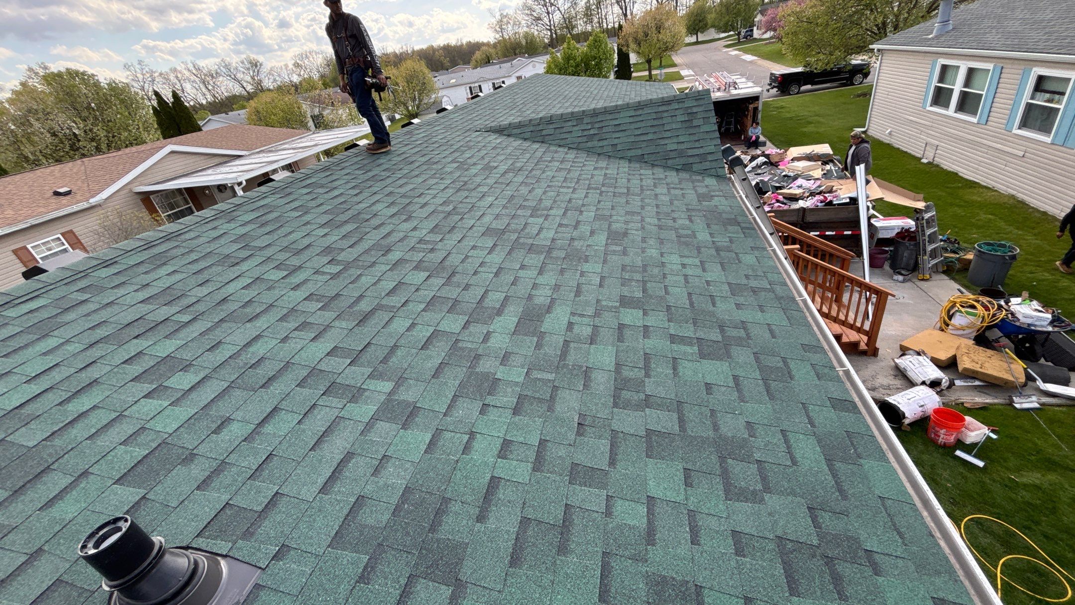 Roof Replacement using Owens Corning Duration by 180 Contractors