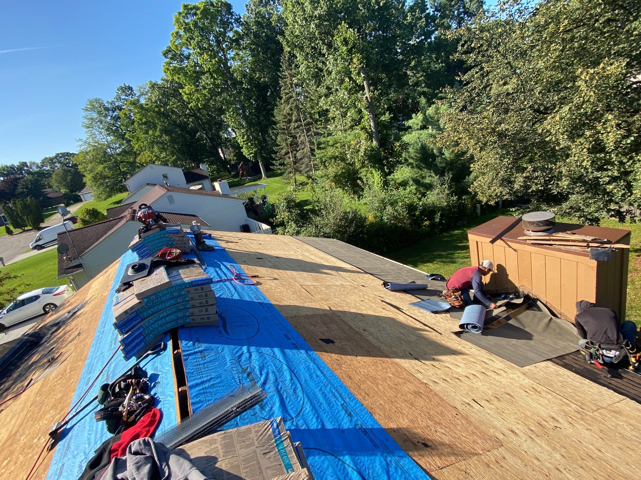 Roof Replacement using CertainTeed Landmark by 180 Contractors