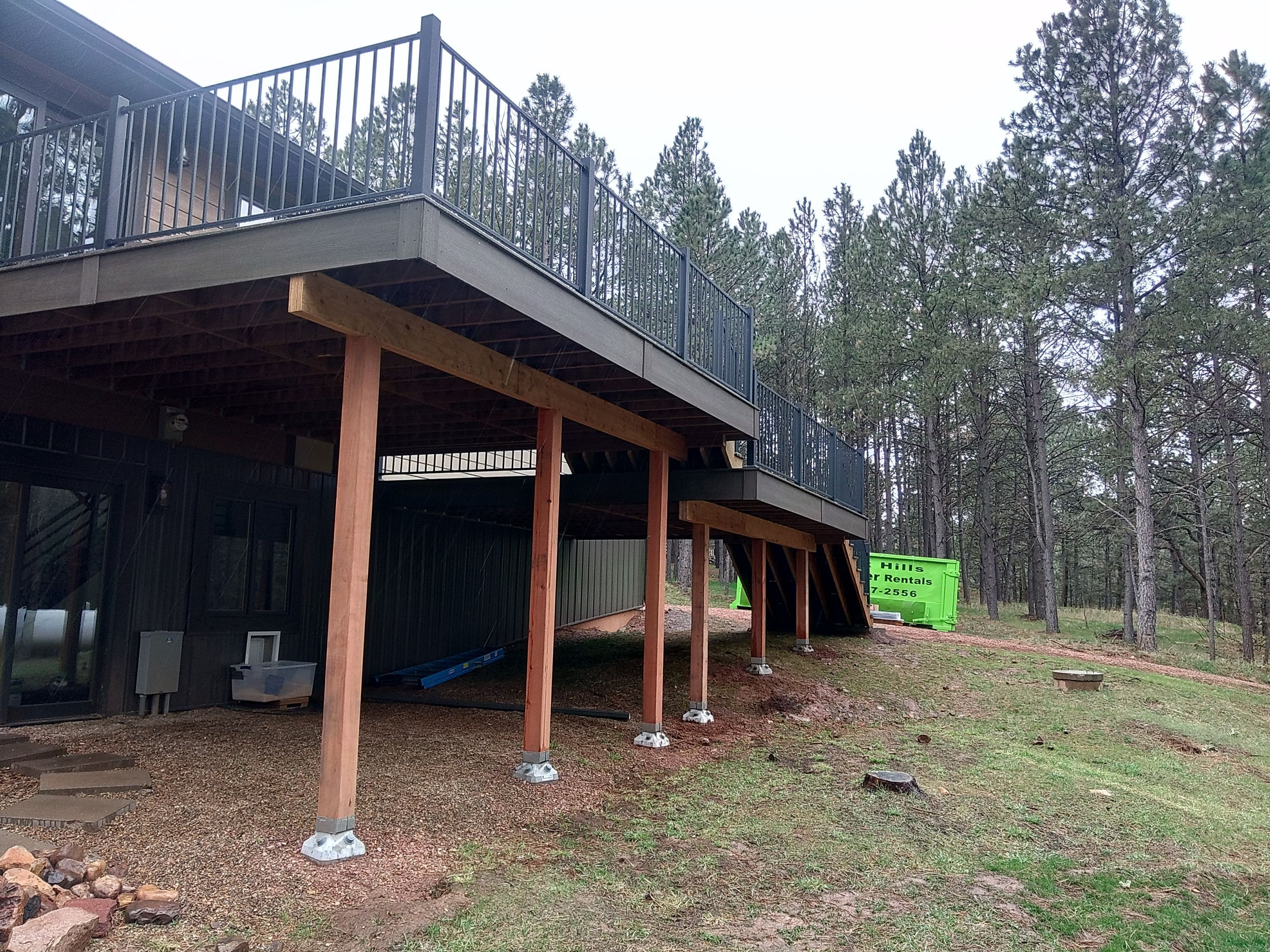 Deck Installation using Trex by Weather-Tite Exteriors LLC