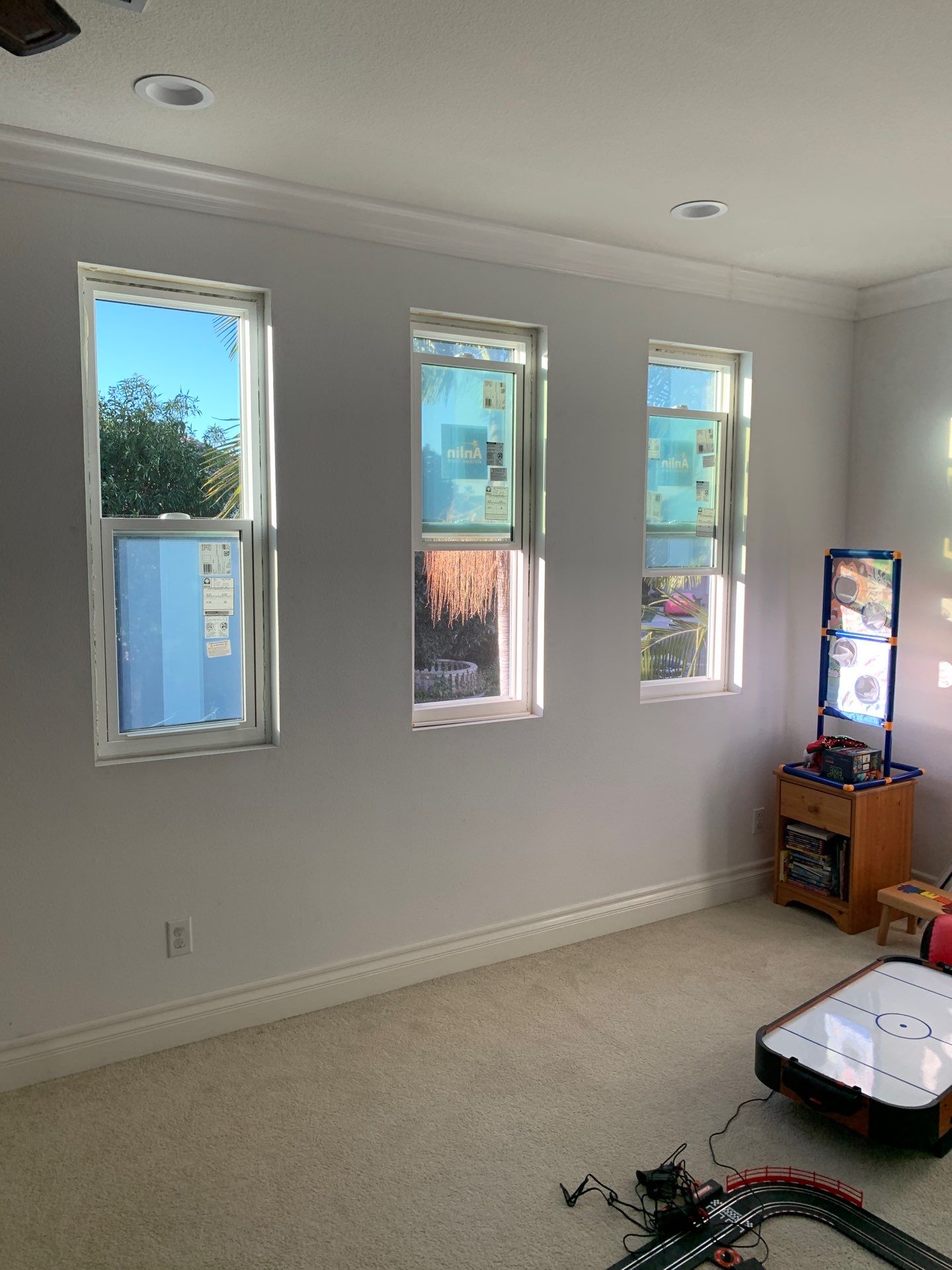 Window Installation using Anlin vinyl windows by American Window Company