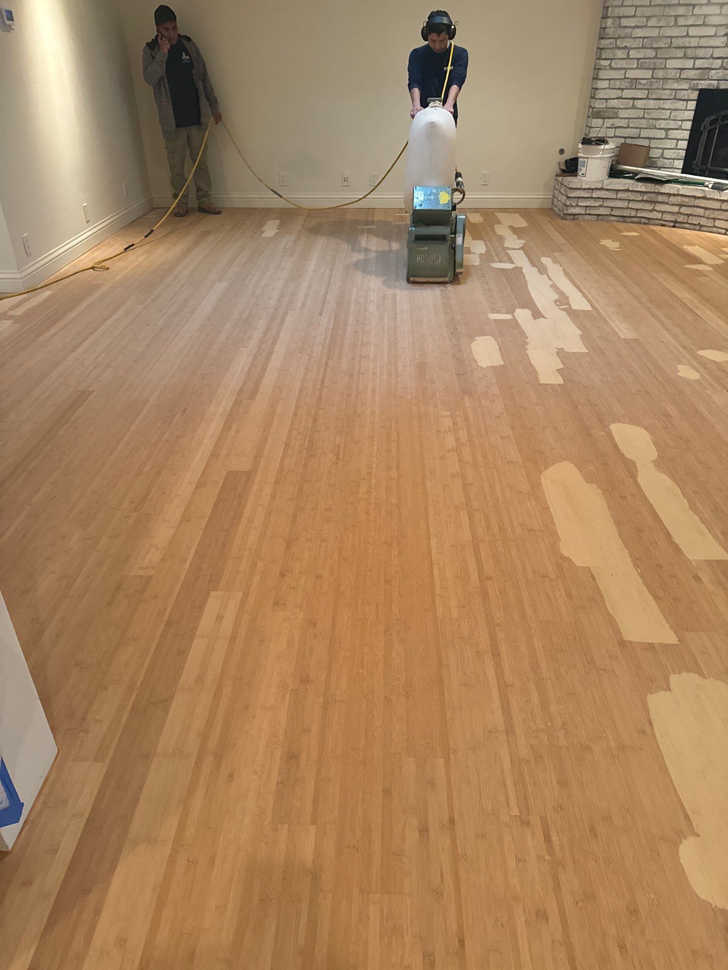 Bamboo Floor Refinish in Fair Oaks by Footprints Floors South Sacramento