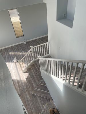 Laminate Staircase and Flooring