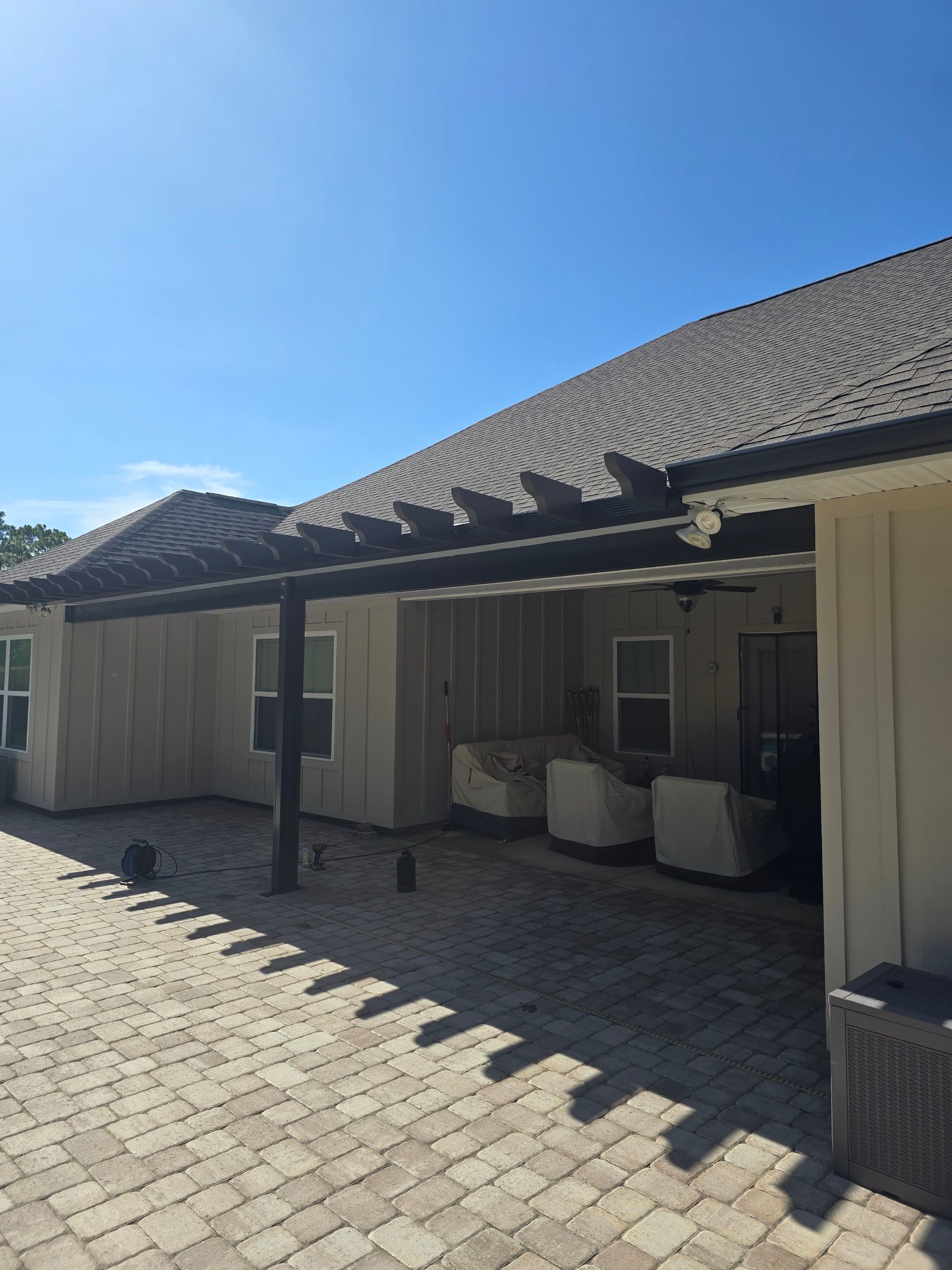Patio Cover using Colorbeam by Titan Sunrooms