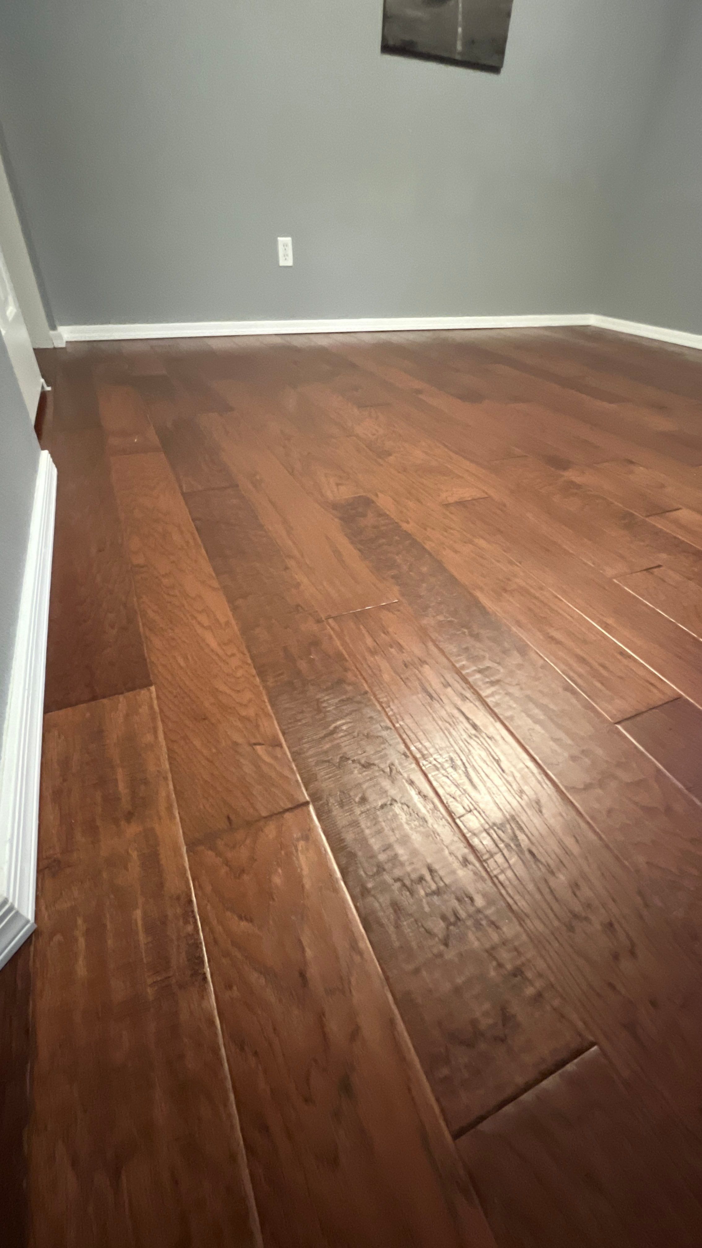 Flooring Installation using Engineered Hardwood by Footprints Floors of Chandler 