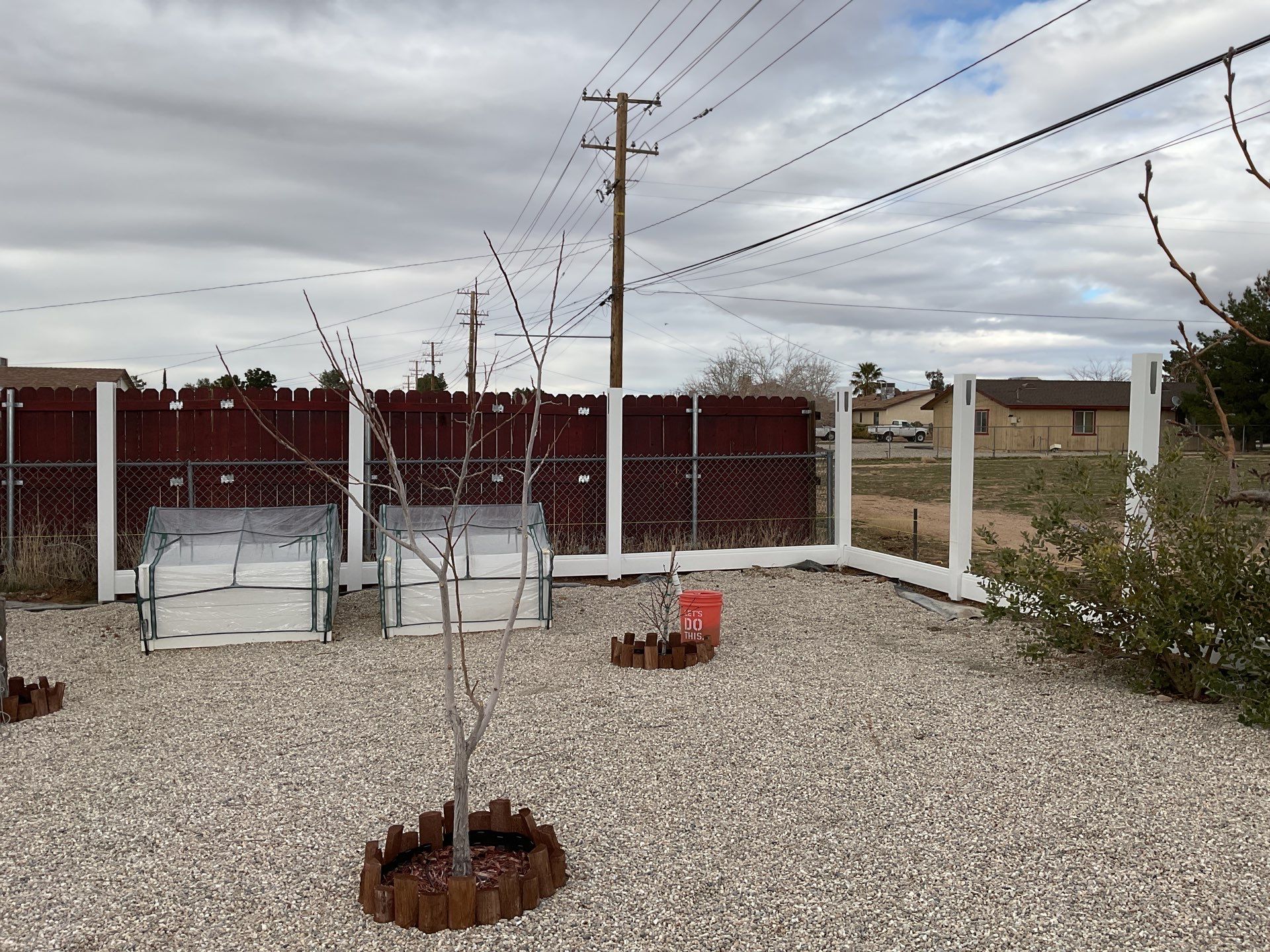 Box picket and privacy vinyl  by Fence Guys Inc. 