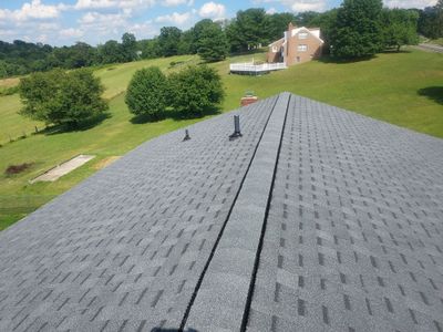 Residential Roofing Installation using Atlas Pinnacle Pristine Pewter Architectural Shingles