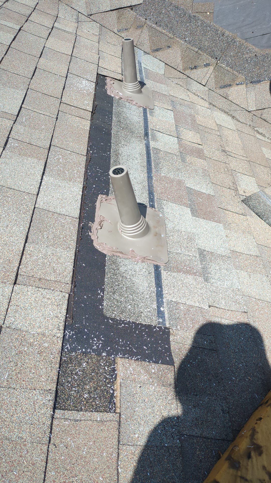 Hail Damage using Owen's Corning Duration (Lifetime) Shingles by Roof Repair Services LLC