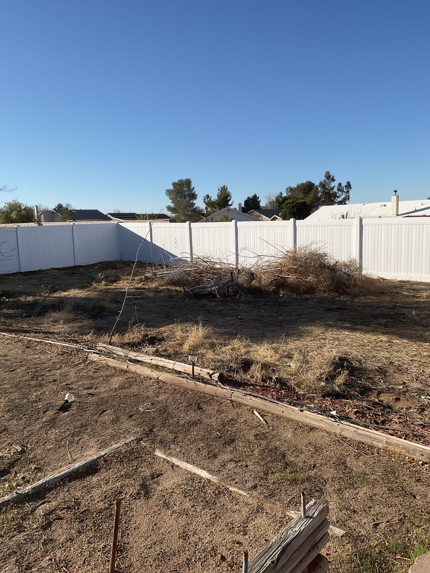 Fence Installation using Vinyl by Fence Guys Inc.