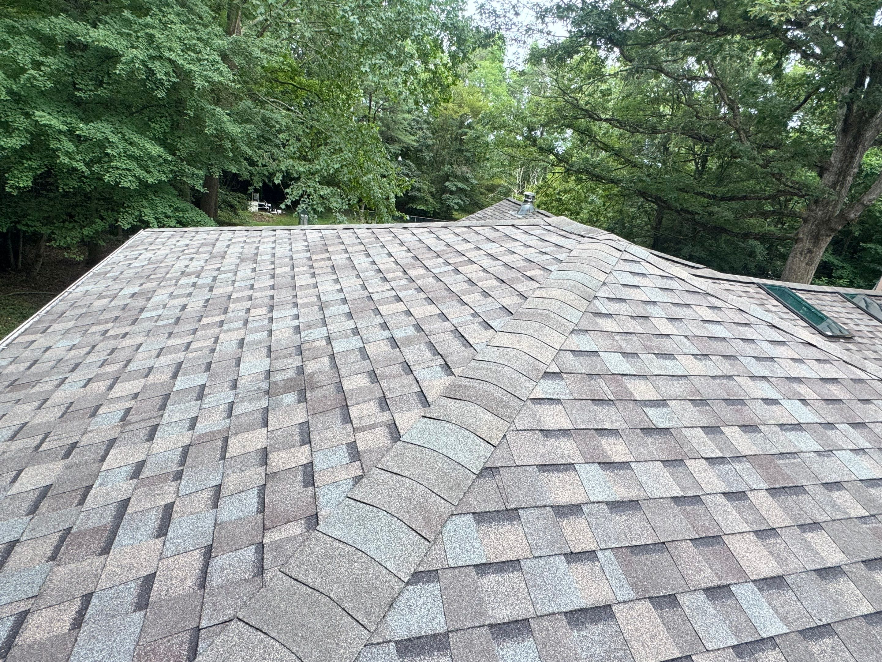 Comprehensive Architectural Shingle Roof Replacement and Skylight Installation in Laurel by First Chesapeake Roofing
