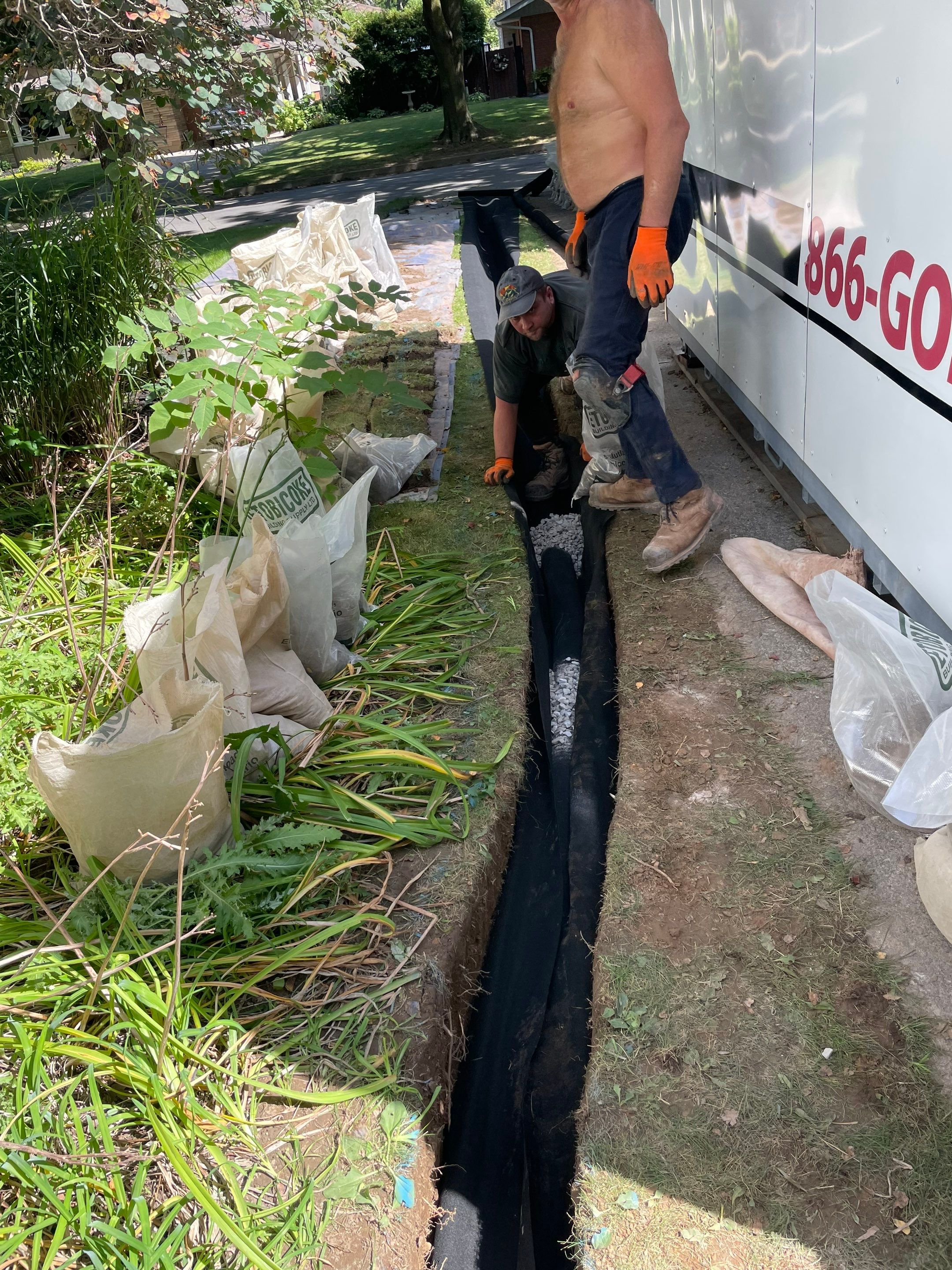 French Drain, Sump Pump, and Backwater Valve Installation in St. Catharines by Canada Waterproofers Inc