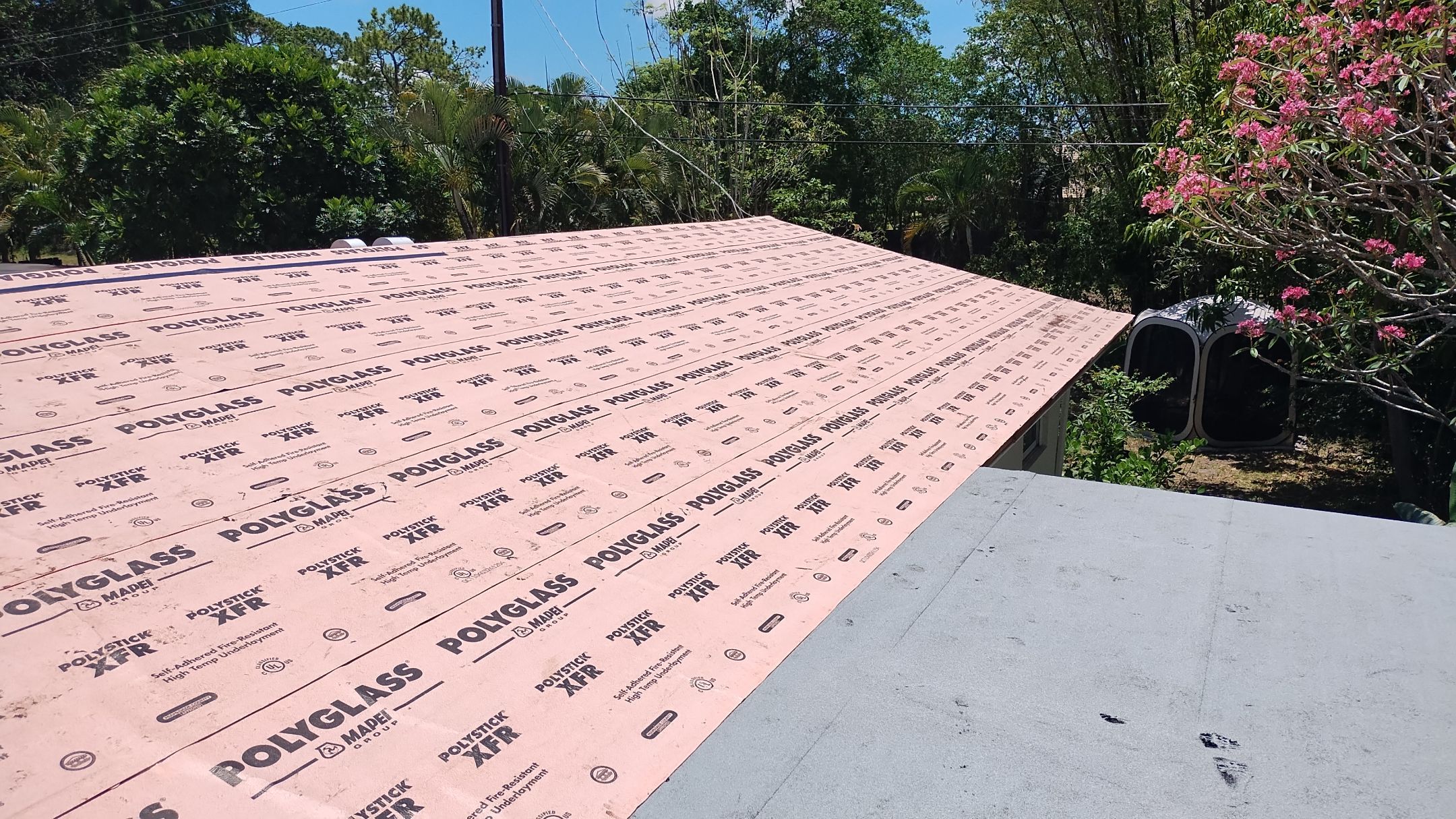 Residential Roofing Installation using 1" Nail strip metal roof by BLUES BROTHERS ROOFING