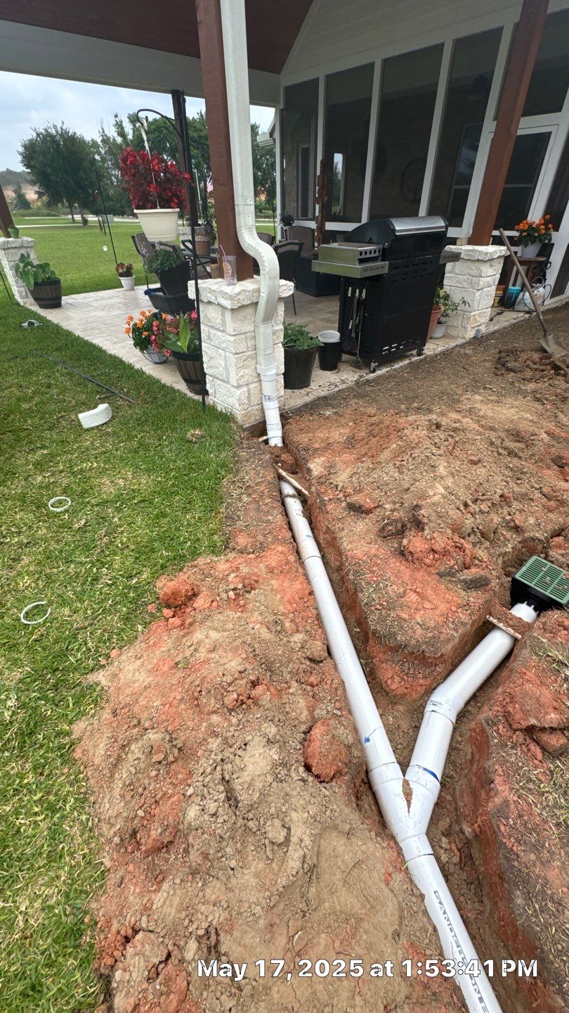 🌟 Mr. & Mrs. Wheeler’s Drainage & Landscape Transformation by Texas Urban Elements