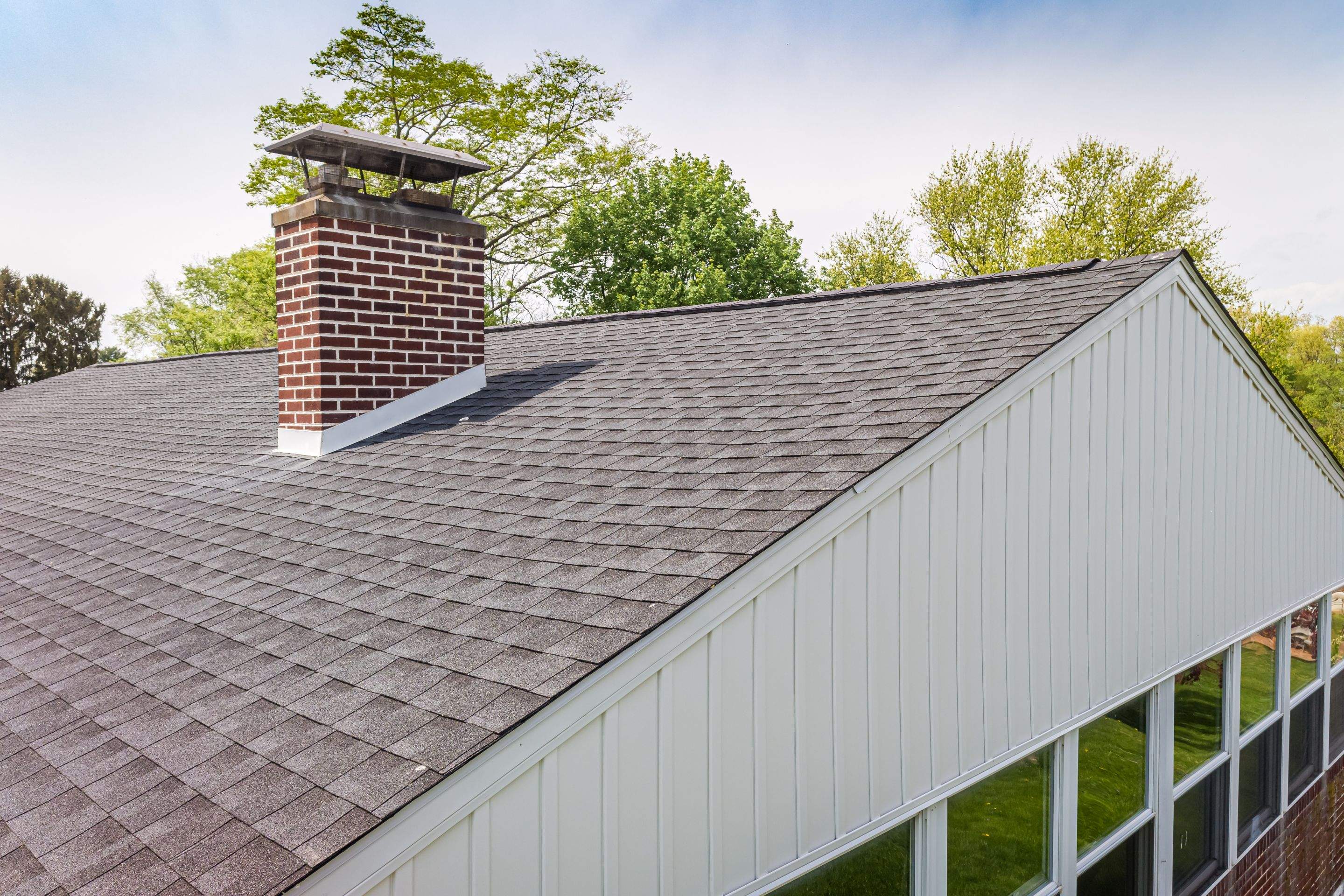 shingle Roof-pewter gray by Esh Builders