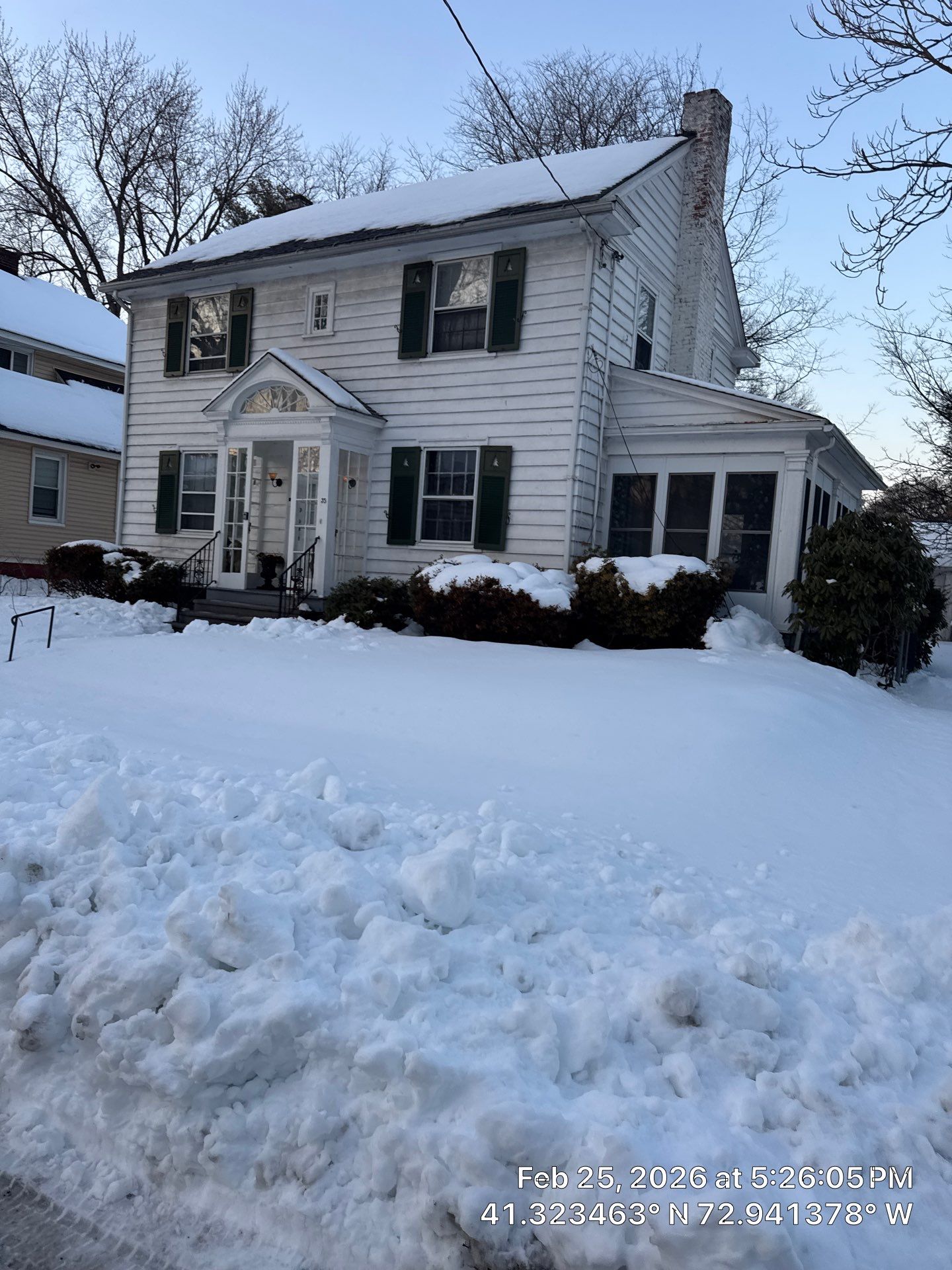 Residential Snow Removal in New Haven, Connecticut by Diamond Image LLC
