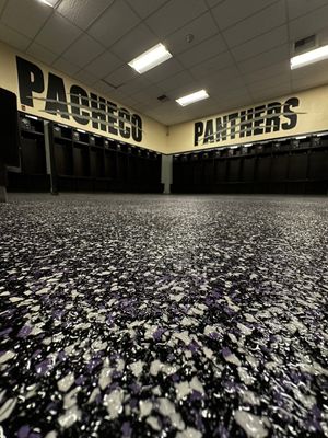 Custom Concrete Coating at Pacheco High School