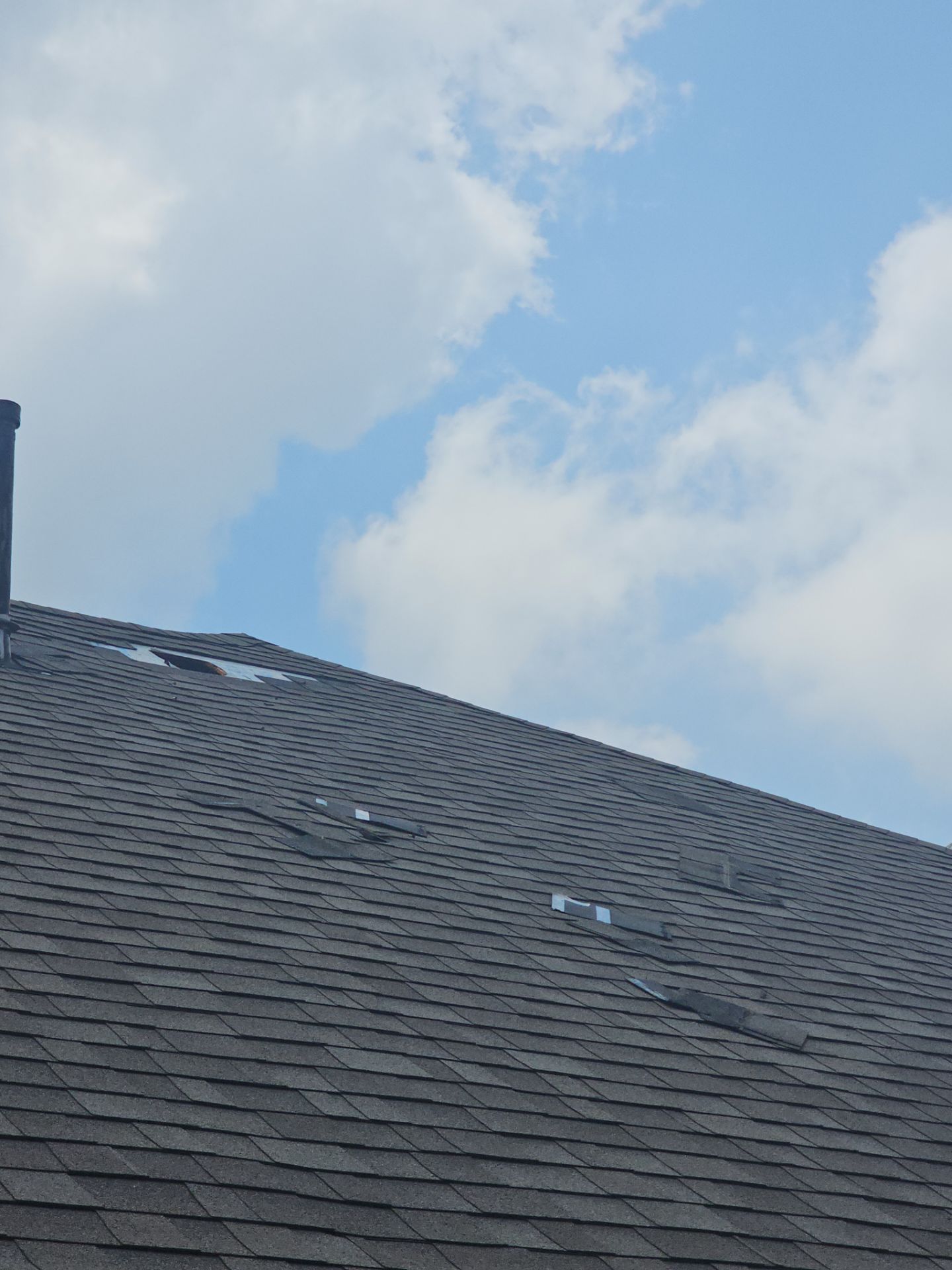 Hail Damage using Owen's Corning Duration (Lifetime) Shingles by Roof Repair Company