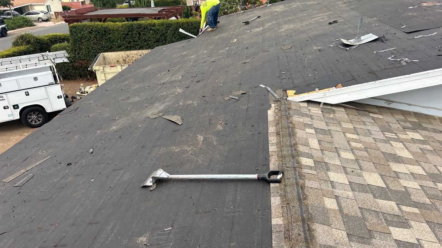 Partial Roof Replacement in Lemon Grove by Reliable Roofing San Diego Inc.