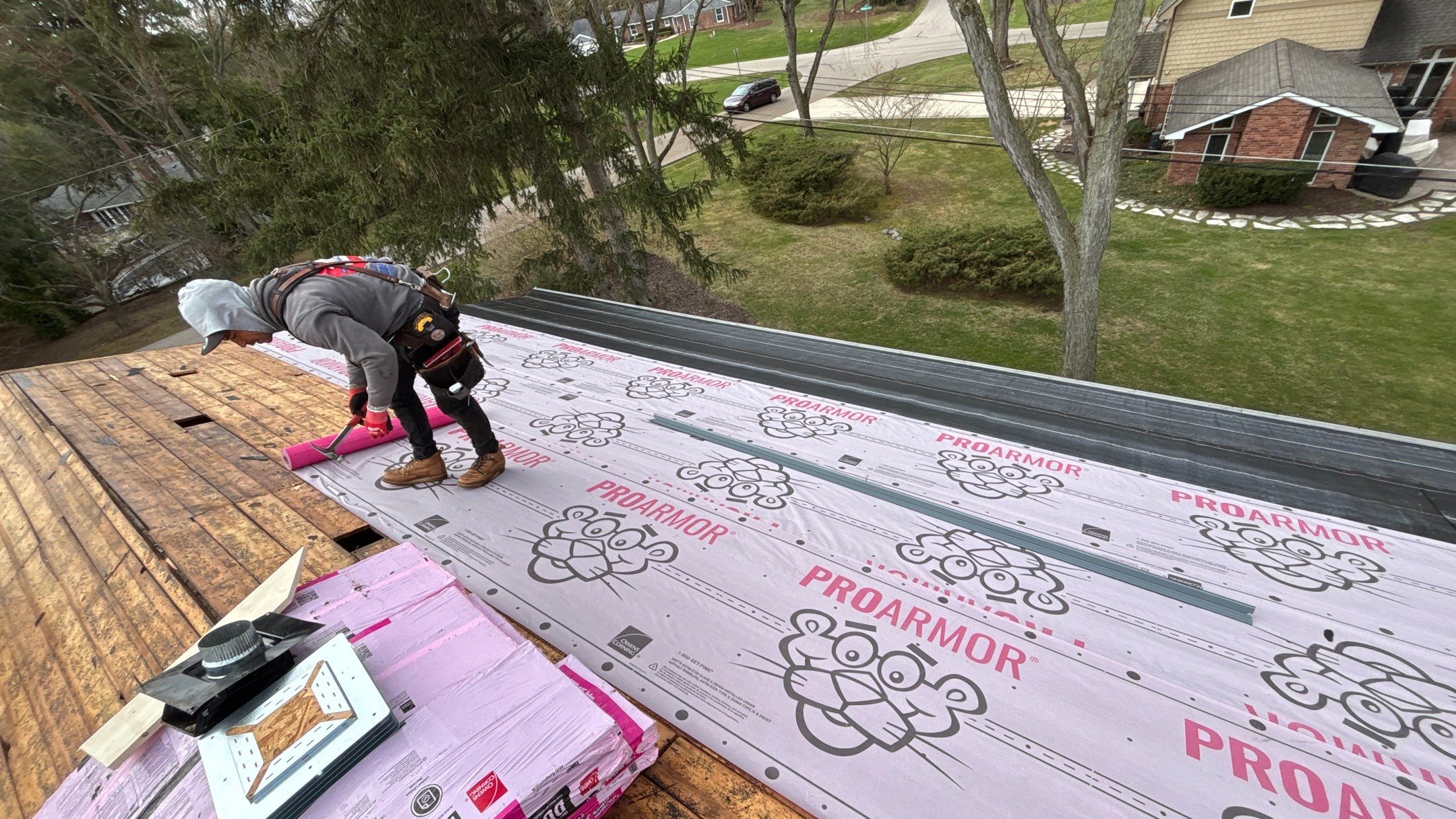 Roof Replacement using Owens Corning Williamsburg Gray by 180 Contractors