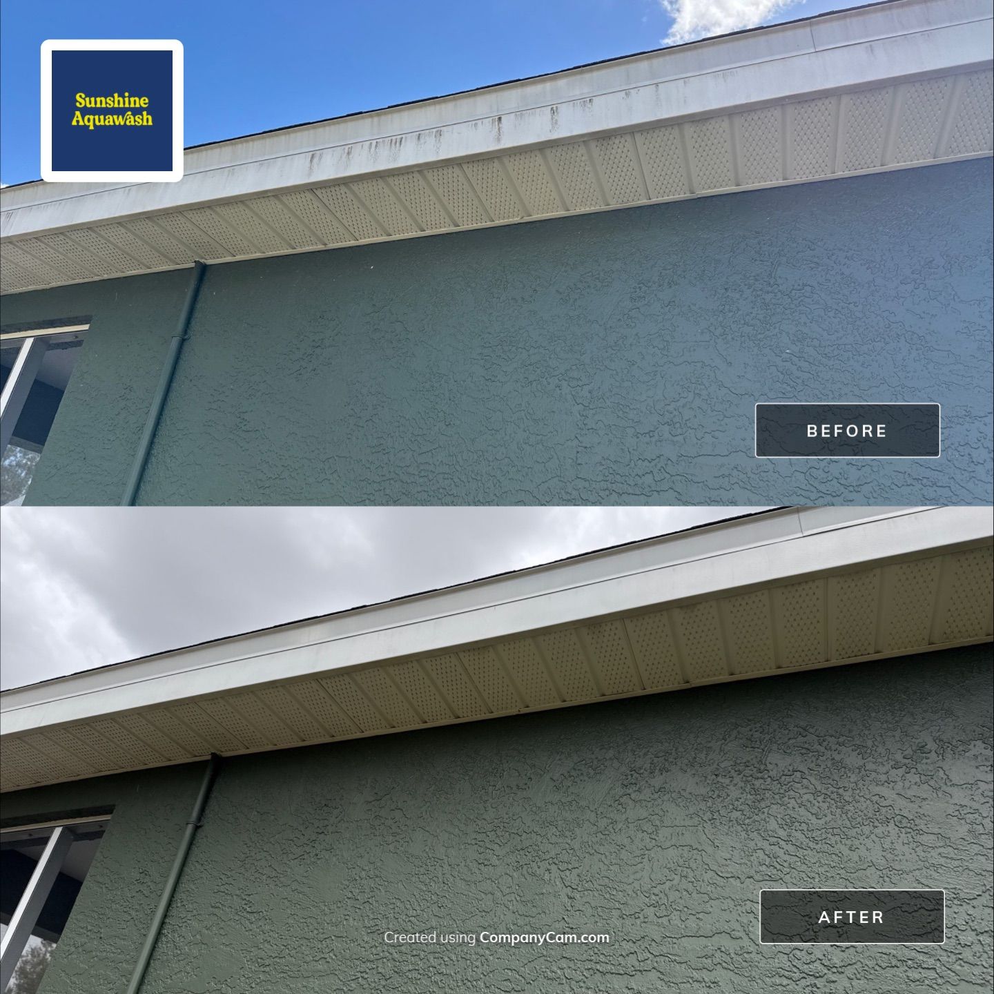 House Wash, Fascia Brightening & Patio Cleaning in Creekwood – Bradenton, FL by Sunshine AquaWash