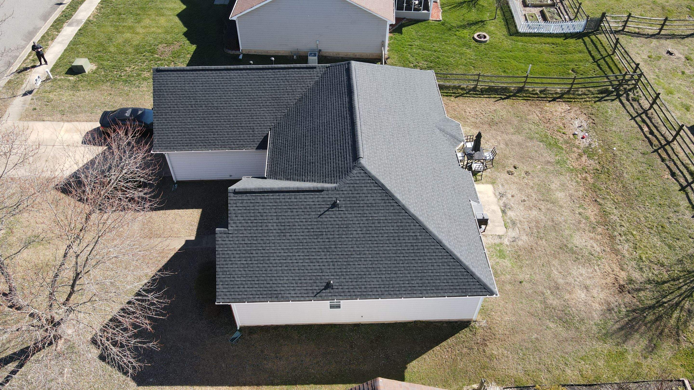 Residential Roofing Installation using GAF Timberline HDZ Charcoal by RISE Roofing & Restoration, LLC
