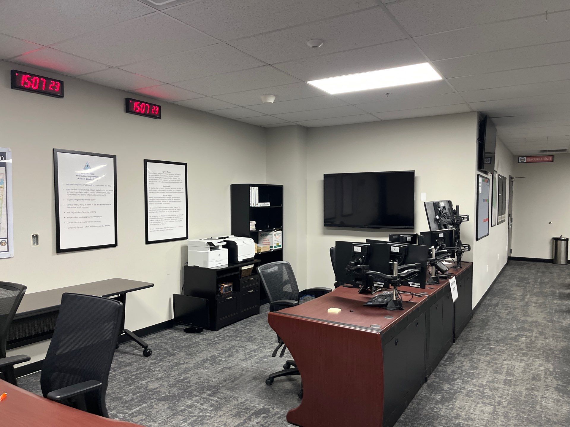 Advanced Commercial AV System Integration for Warren County EOC by Techkinect