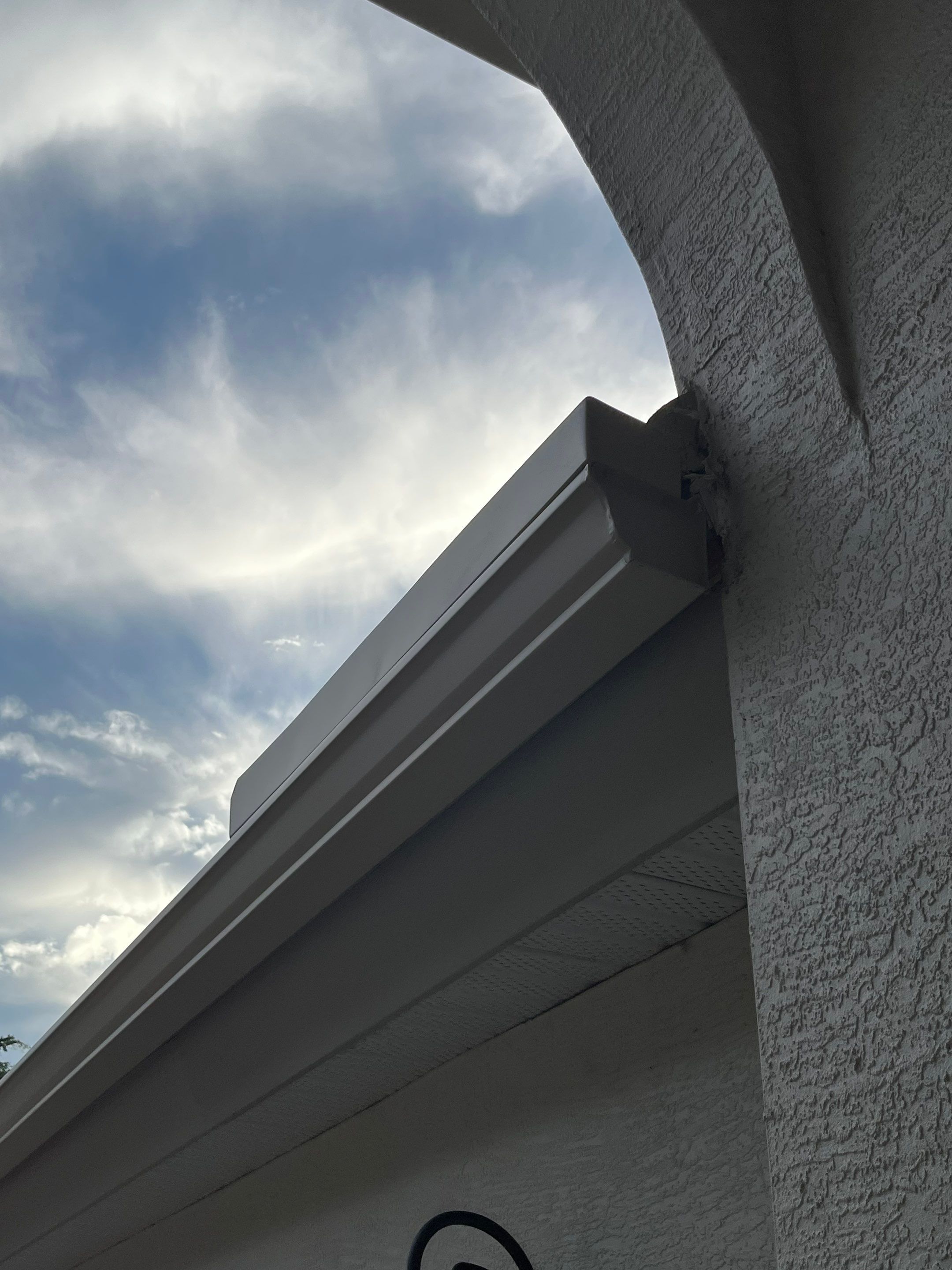 6-inch K-style Gutters with New Splash Guard in Bonita Spring FL by Gutter Professors