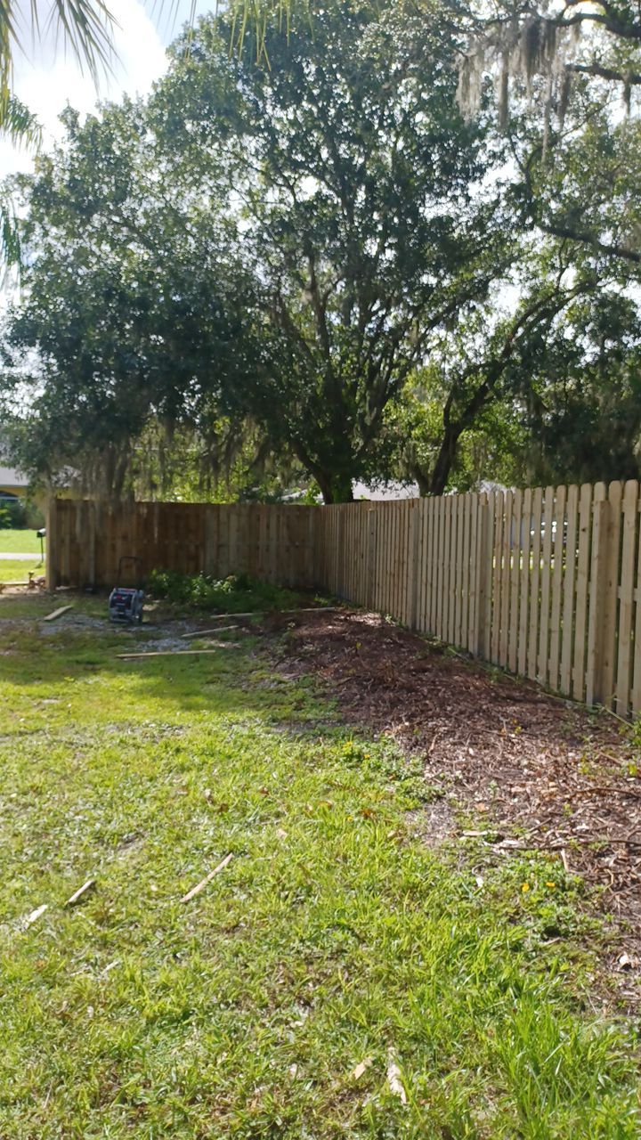 Nokomis, FL 6ft. Tall Treated Wood Shadowbox  by Asap fence and gates, LLC